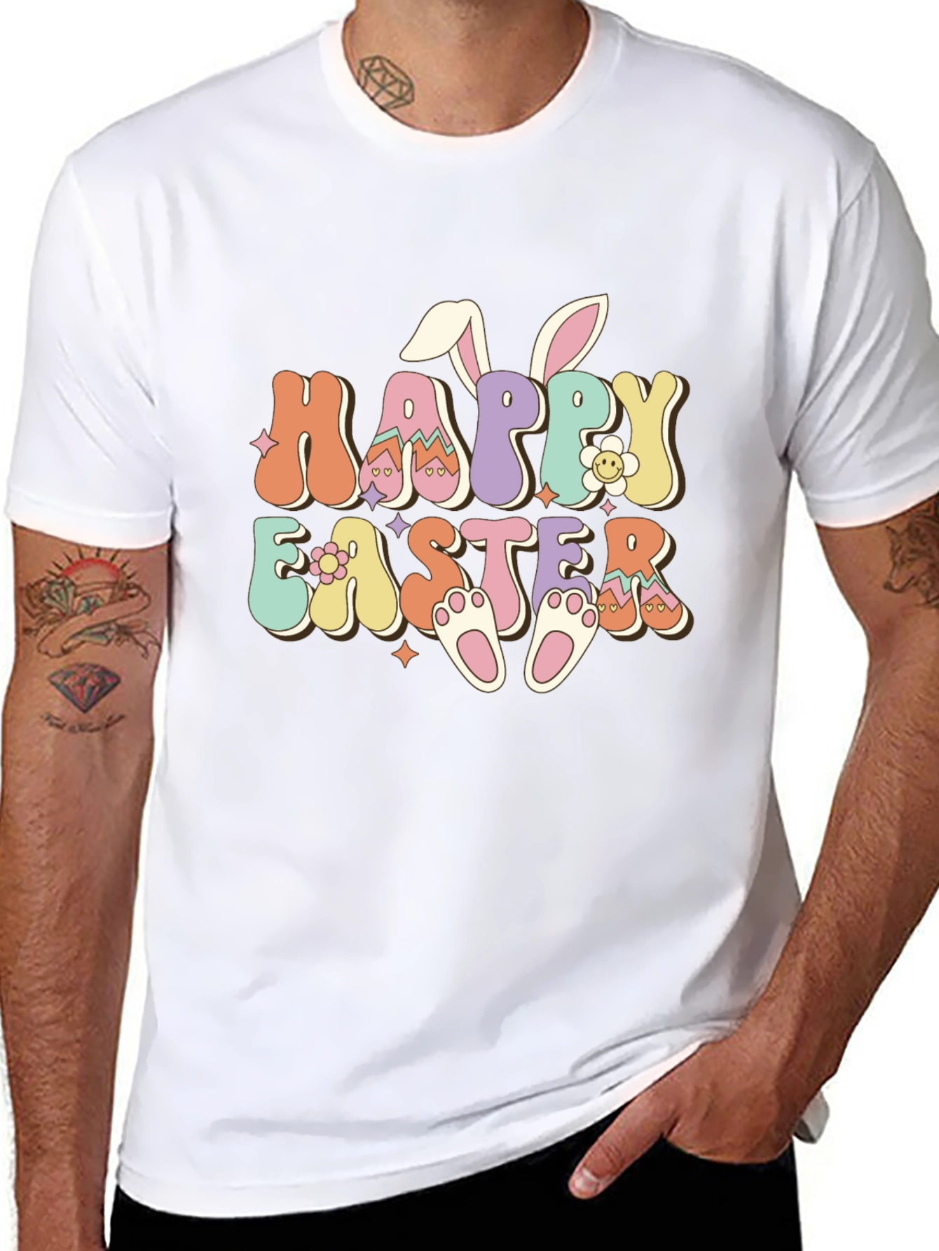 Happy Easter Graphic T-Shirt