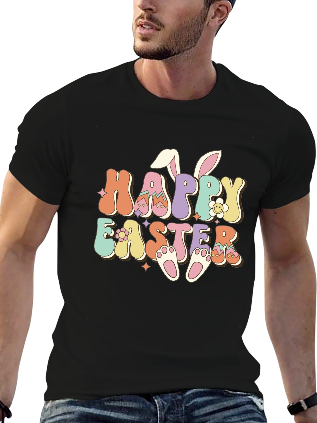 Happy Easter Graphic T-Shirt