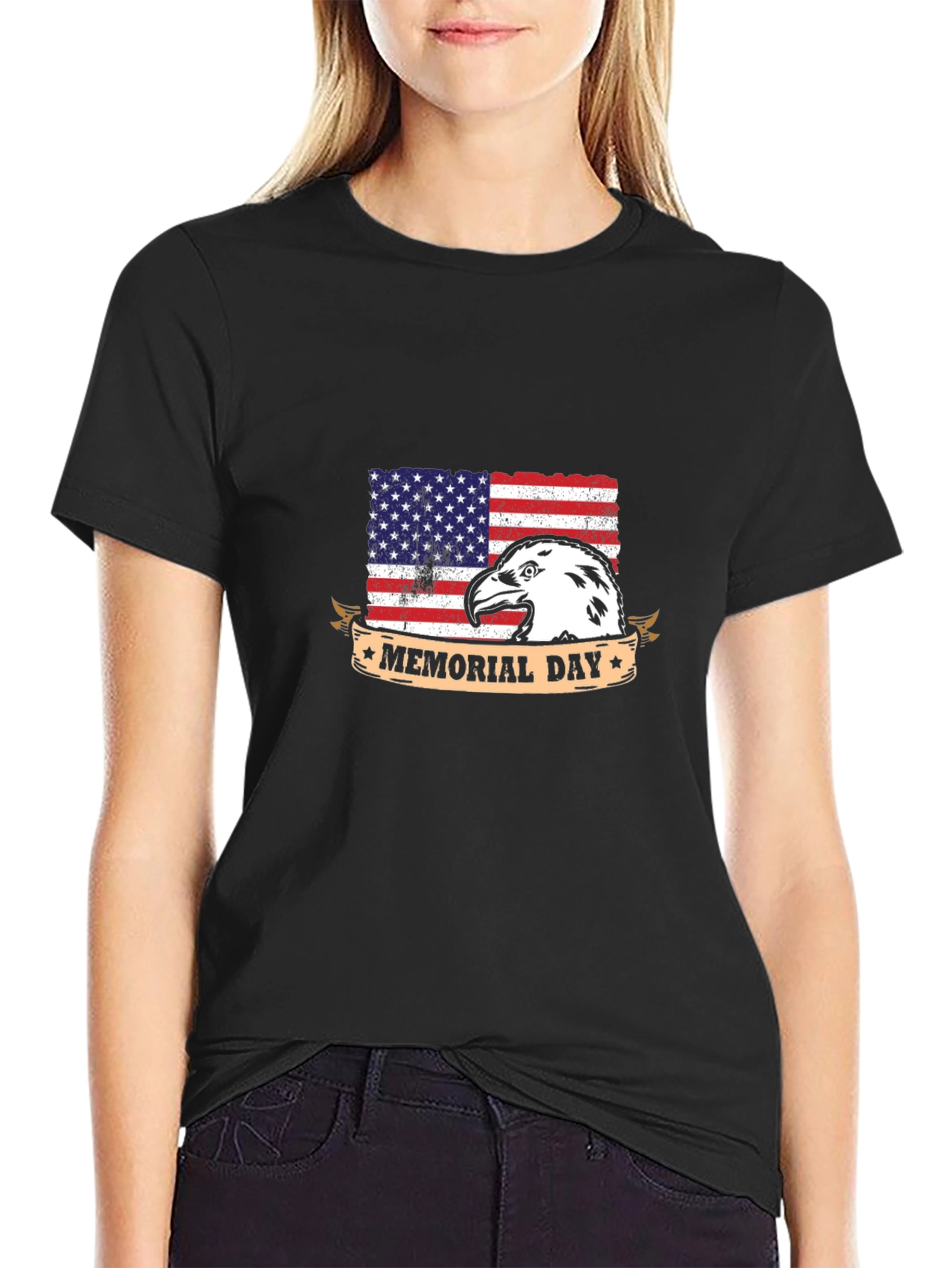 Memorial Day Eagle T-Shirt