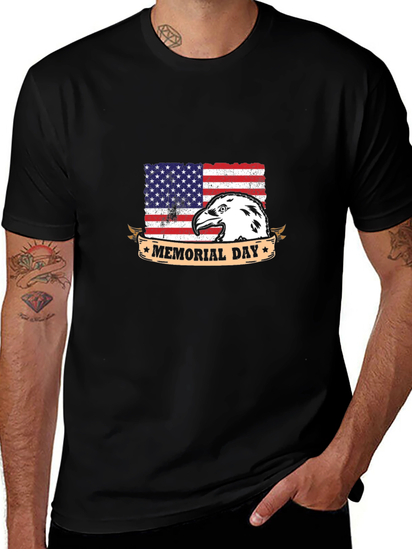 Memorial Day Eagle T-Shirt