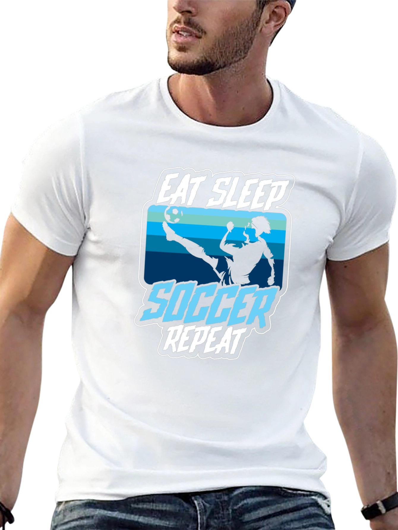 Eat Sleep Soccer Repeat T-Shirt