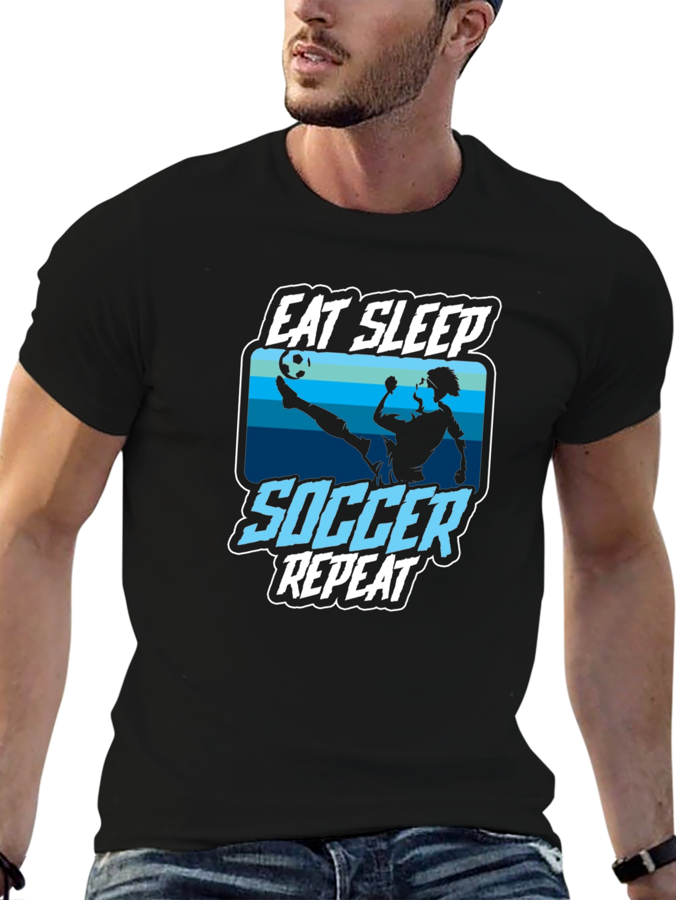Eat Sleep Soccer Repeat T-Shirt