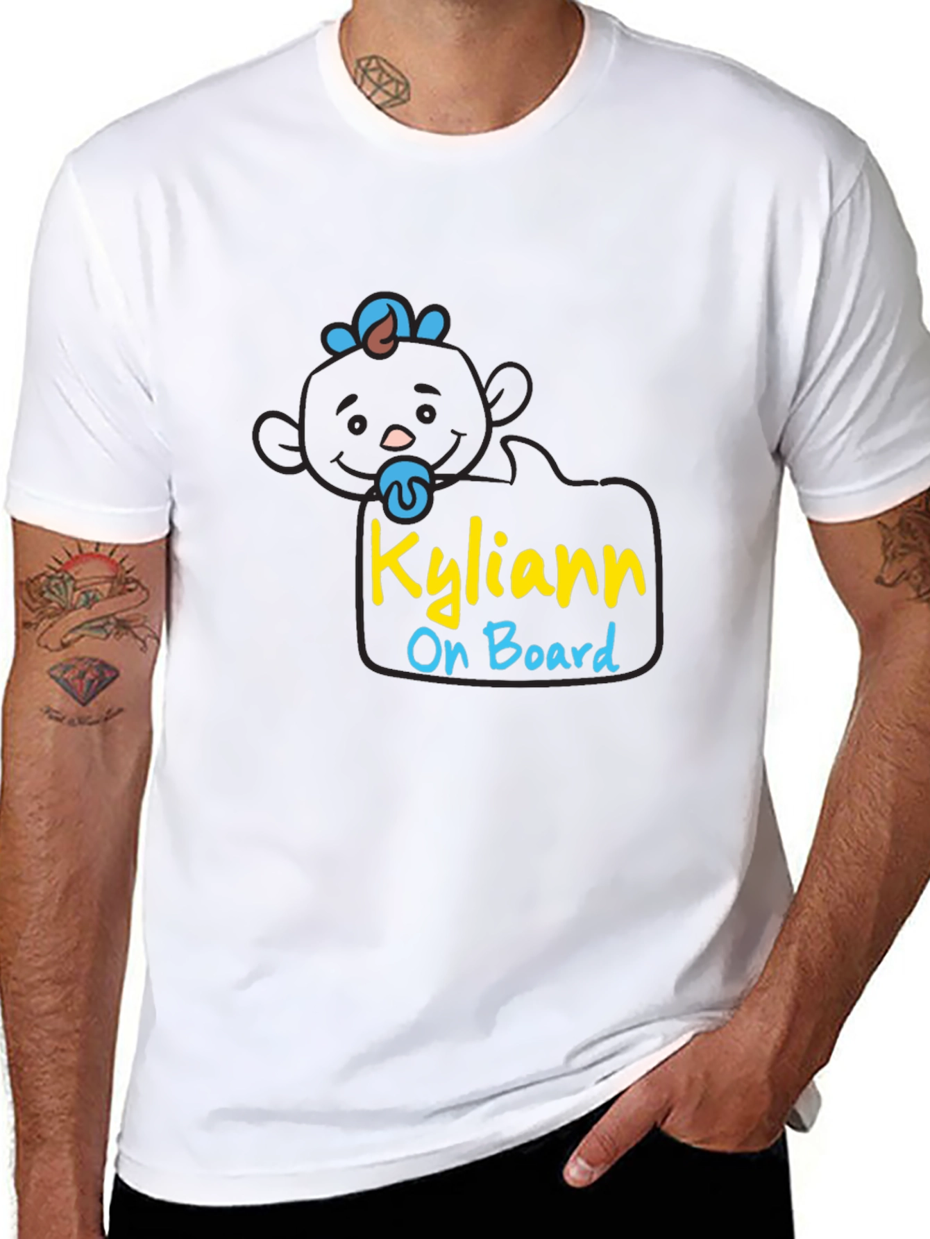 Kyliann On Board Baby T-Shirt