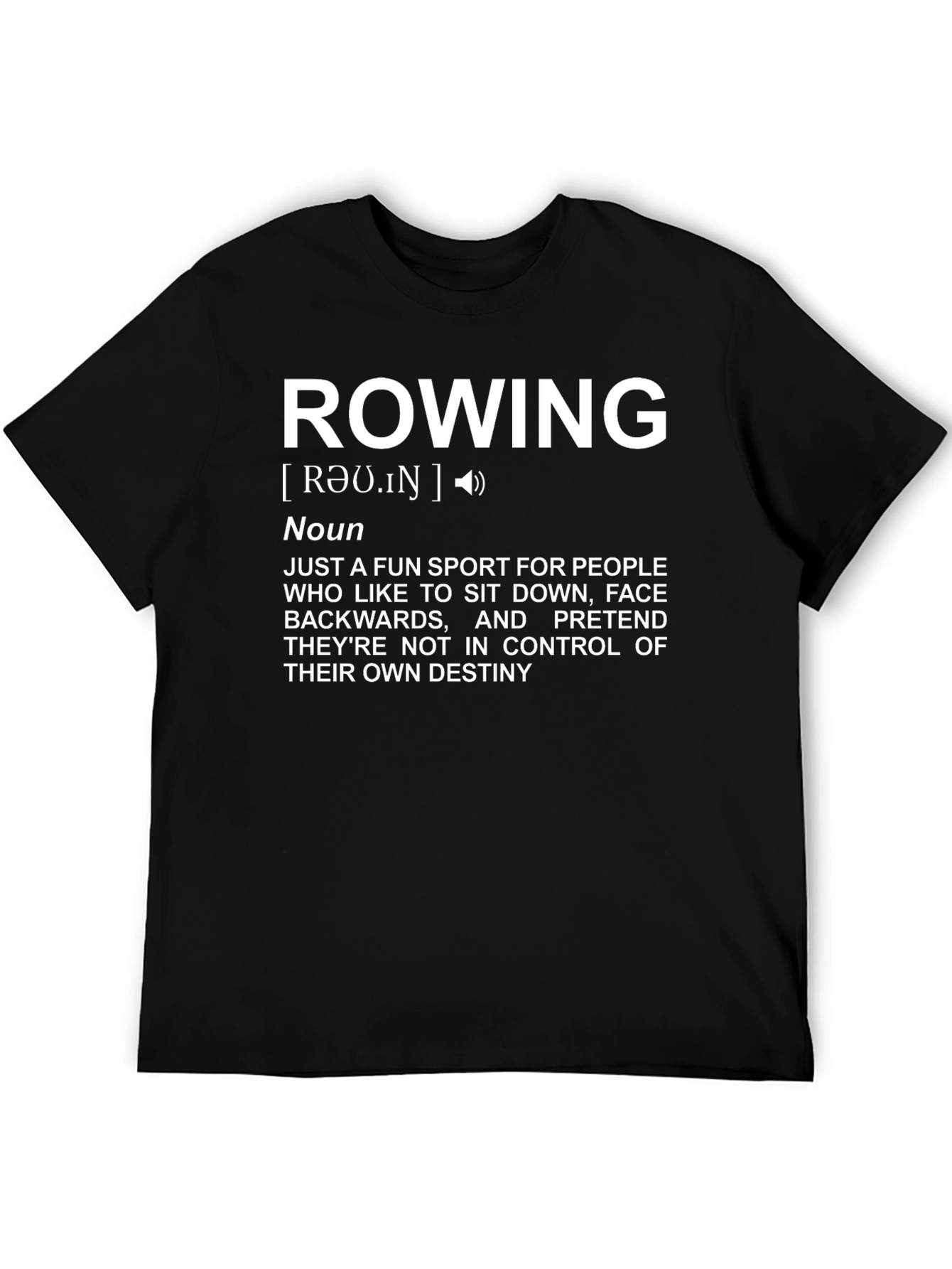 Rowing Definition T-Shirt - Funny Sports Tee