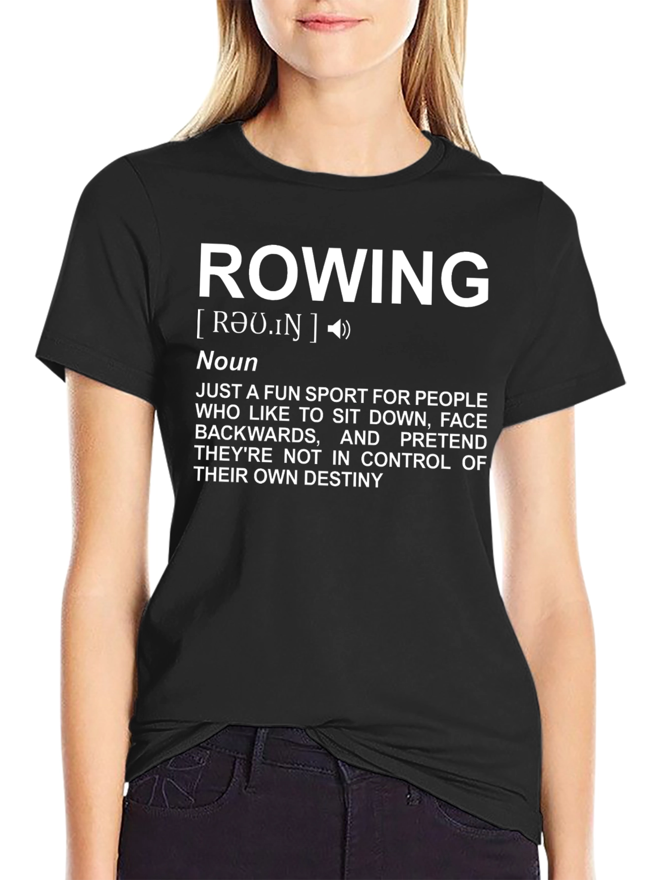 Rowing Definition T-Shirt - Funny Sports Tee
