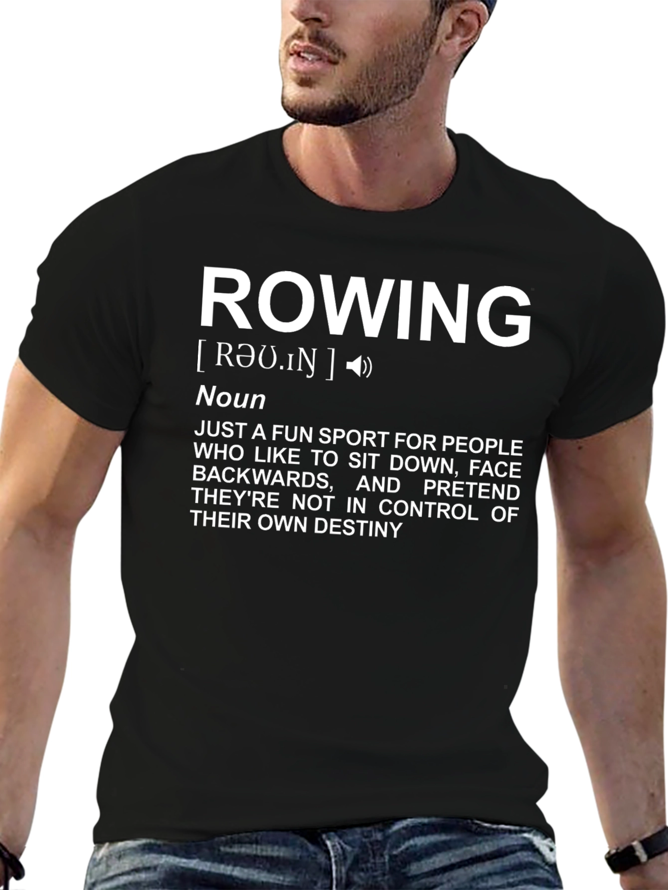 Rowing Definition T-Shirt - Funny Sports Tee