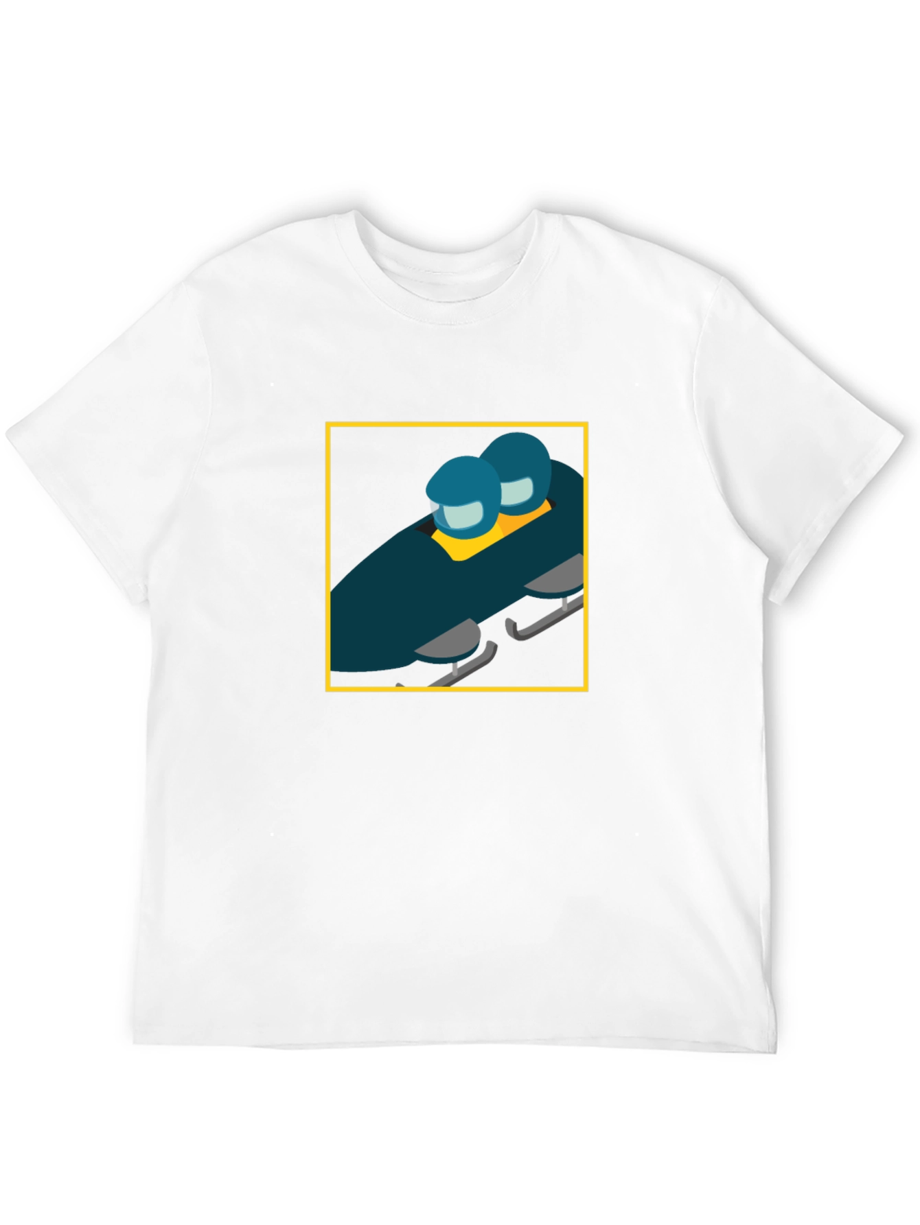 Bobsled Graphic Tee - Winter Sports Style