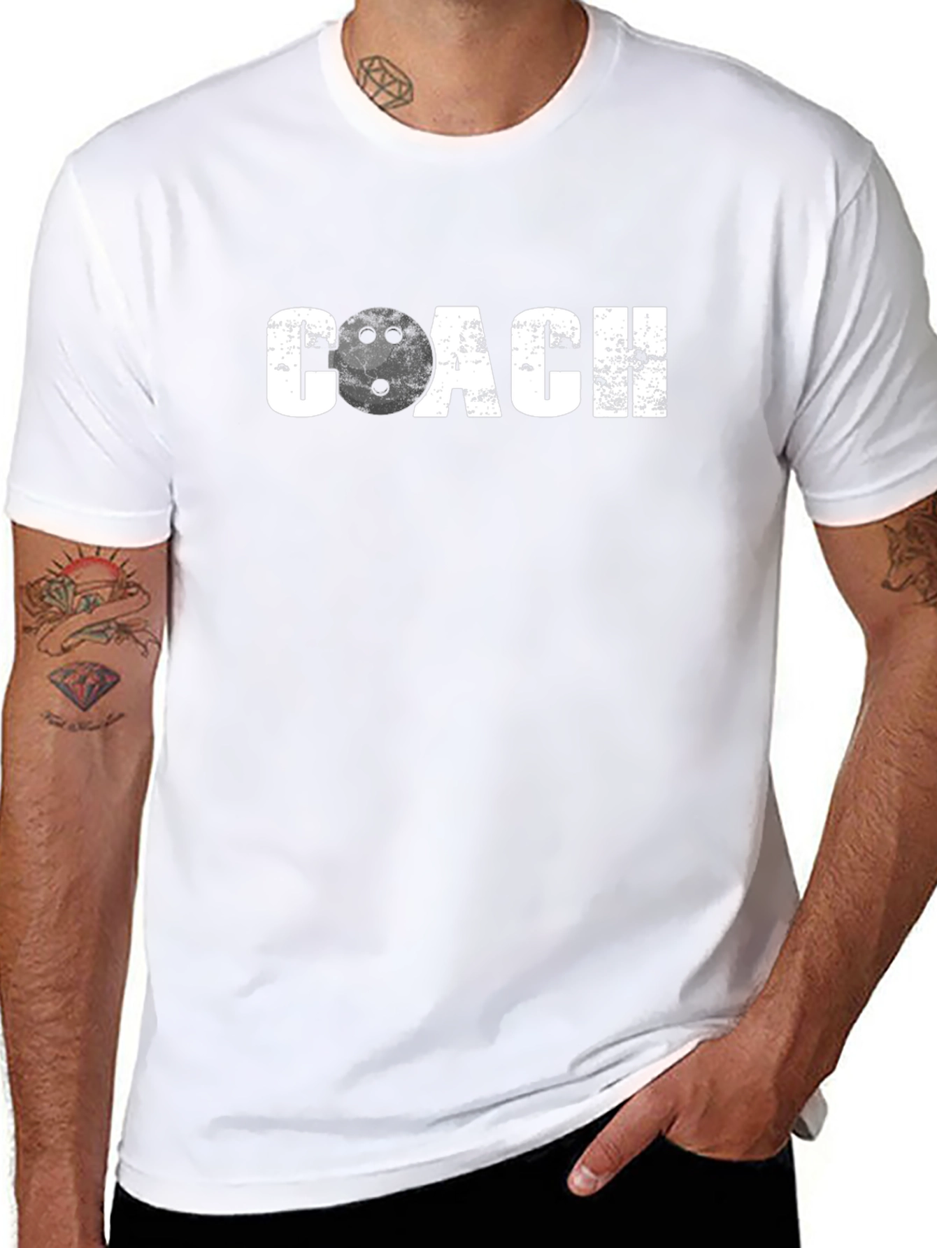 Coach Bowling T-Shirt - Distressed Graphic Tee