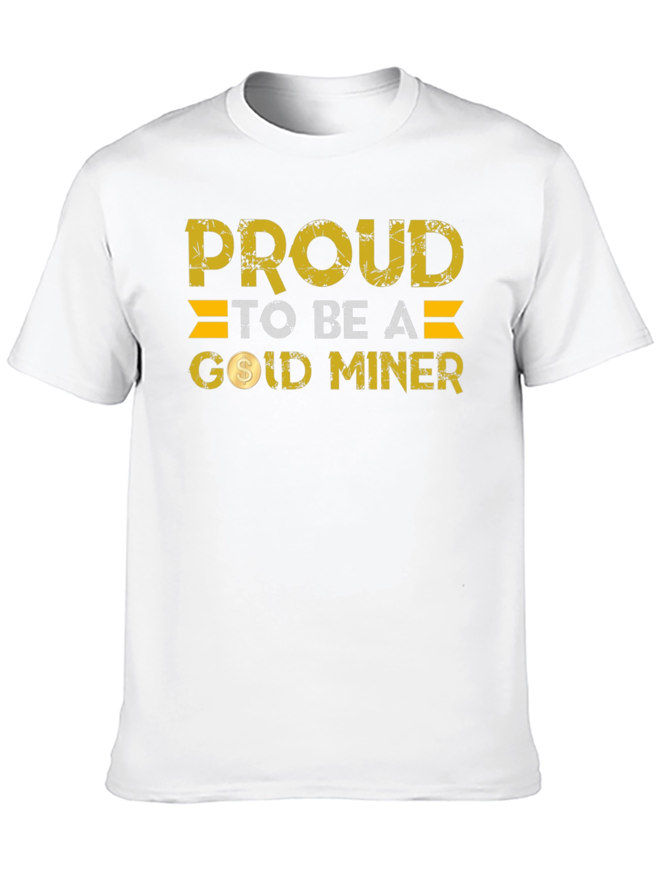 Proud Gold Miner Black T-Shirt