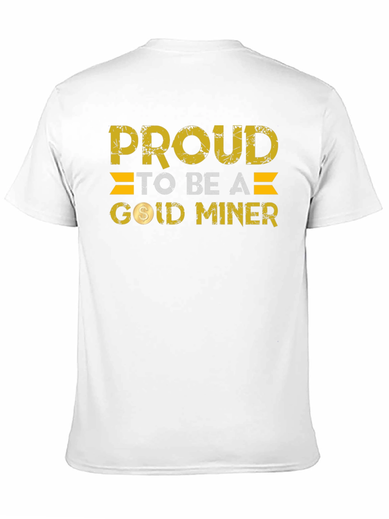 Proud Gold Miner Black T-Shirt