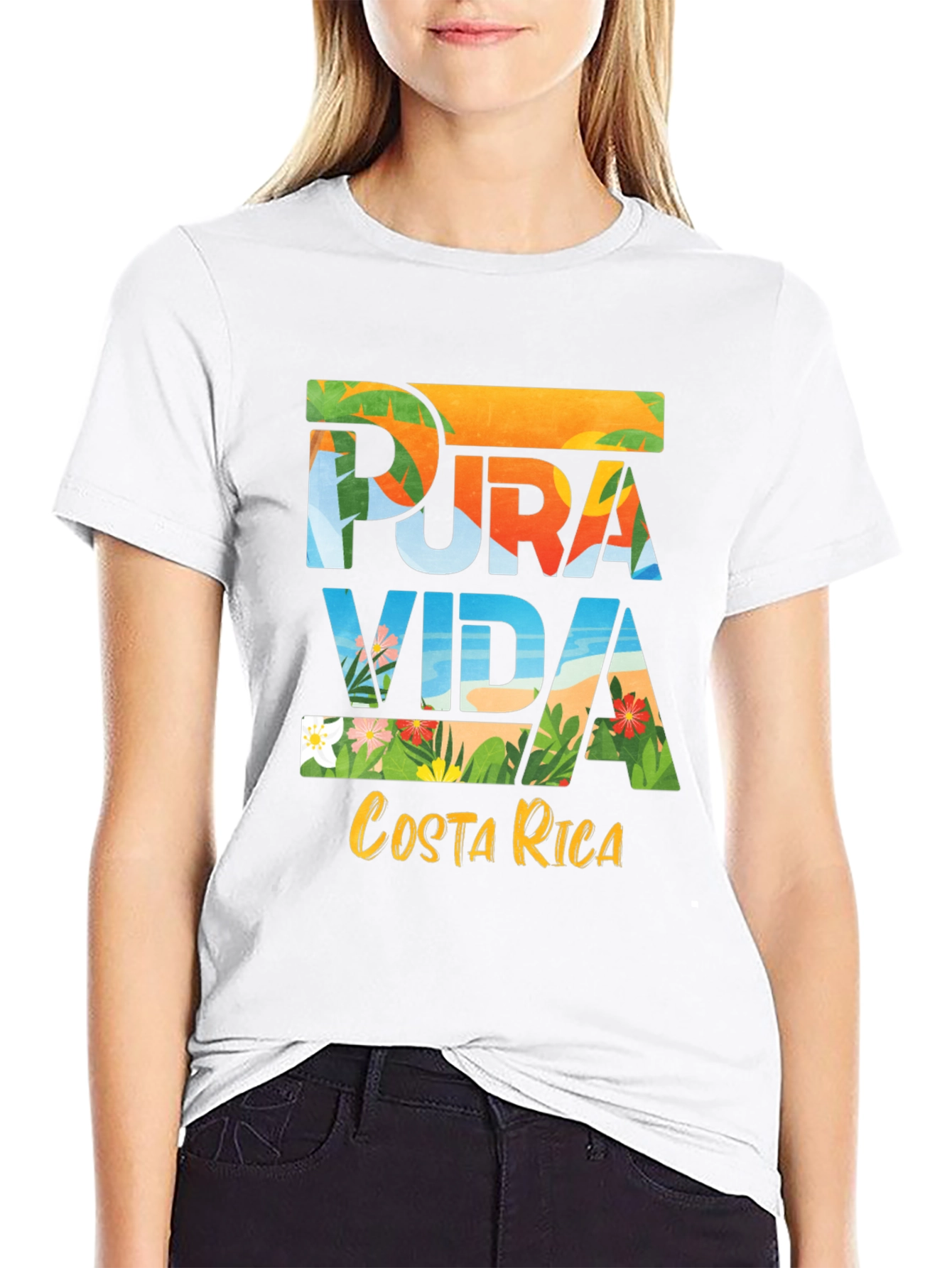 Pura Vida Costa Rica Graphic Tee
