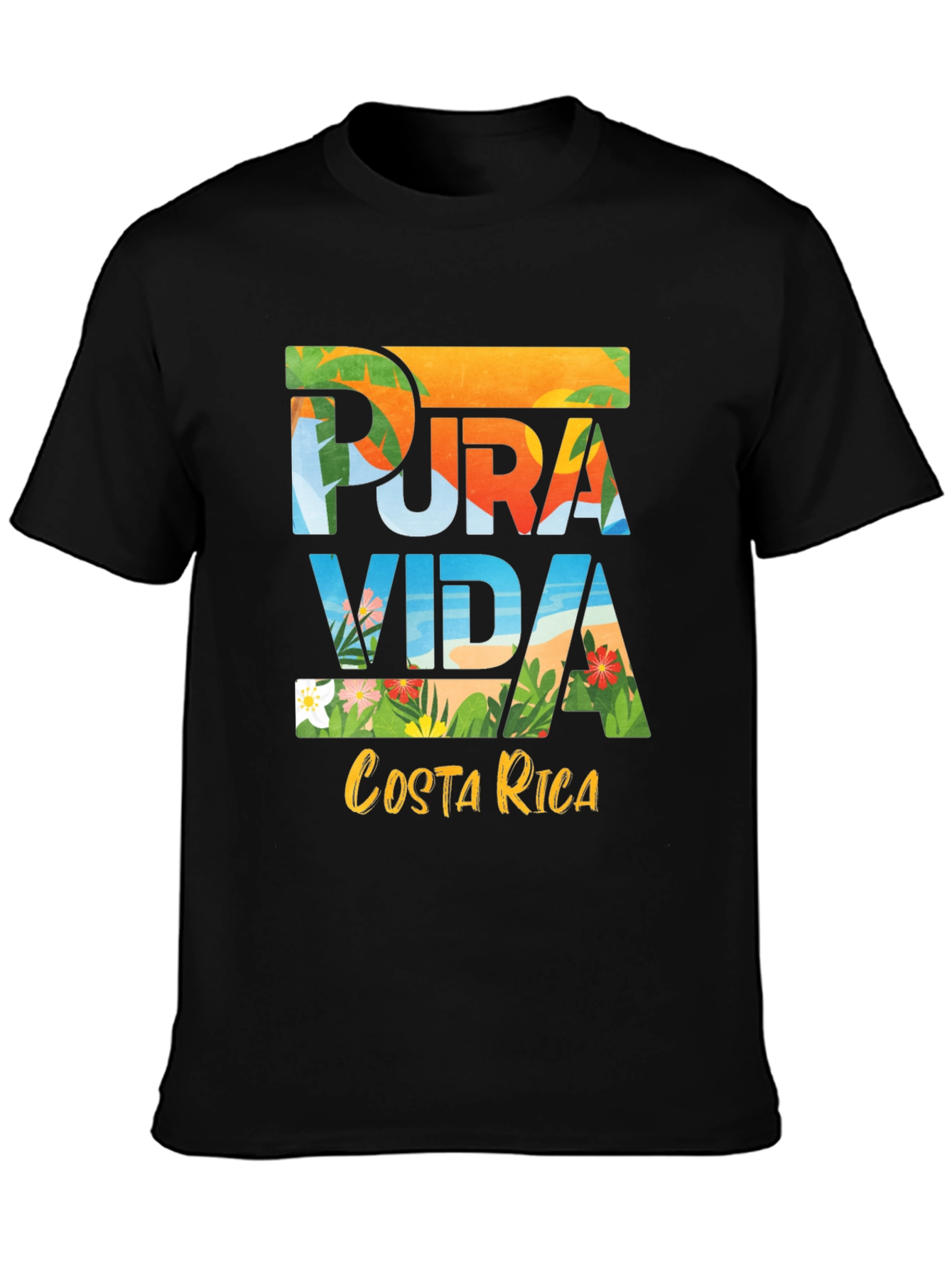 Pura Vida Costa Rica Graphic Tee
