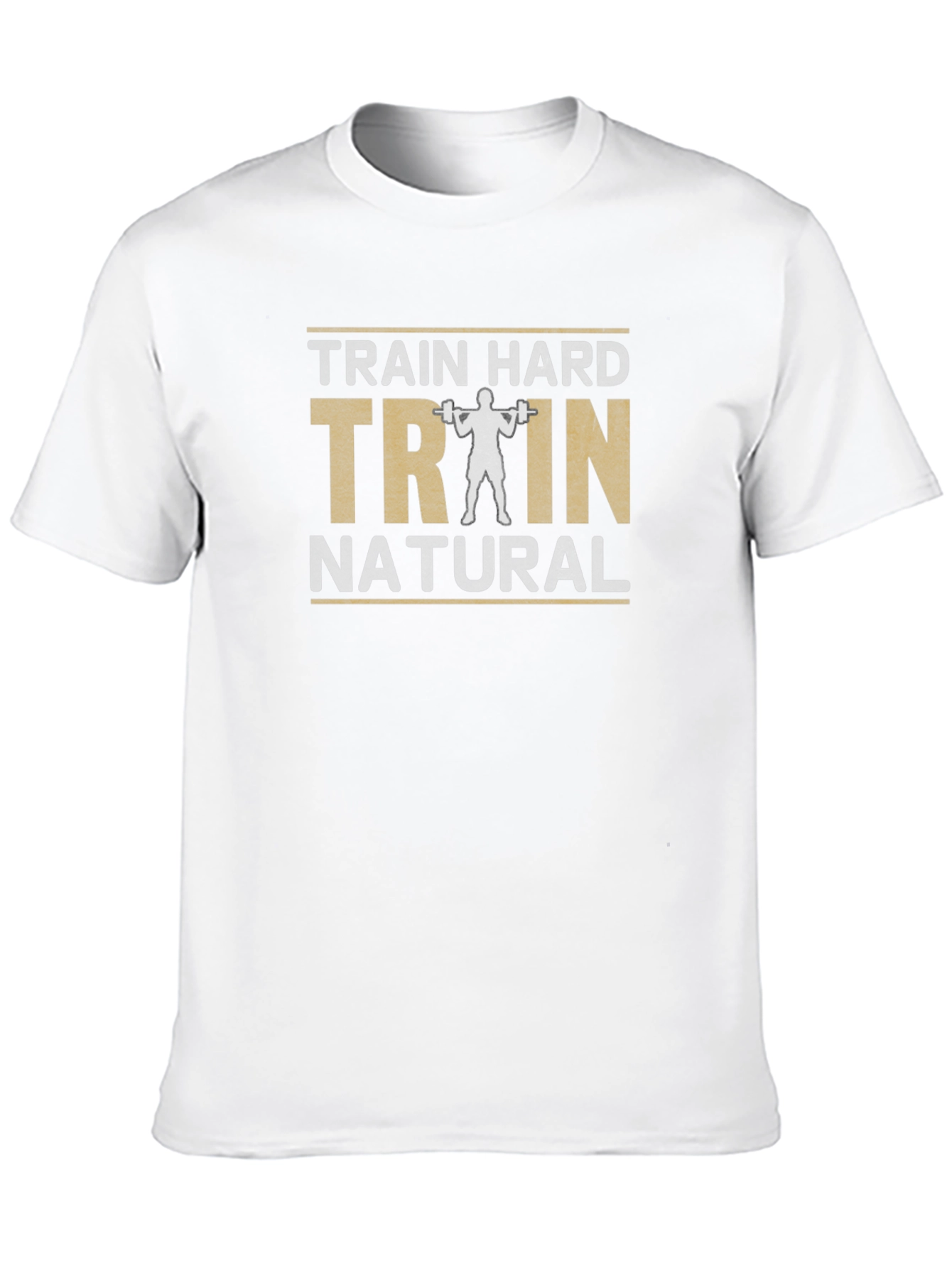 Train Hard Train Natural Graphic T-Shirt