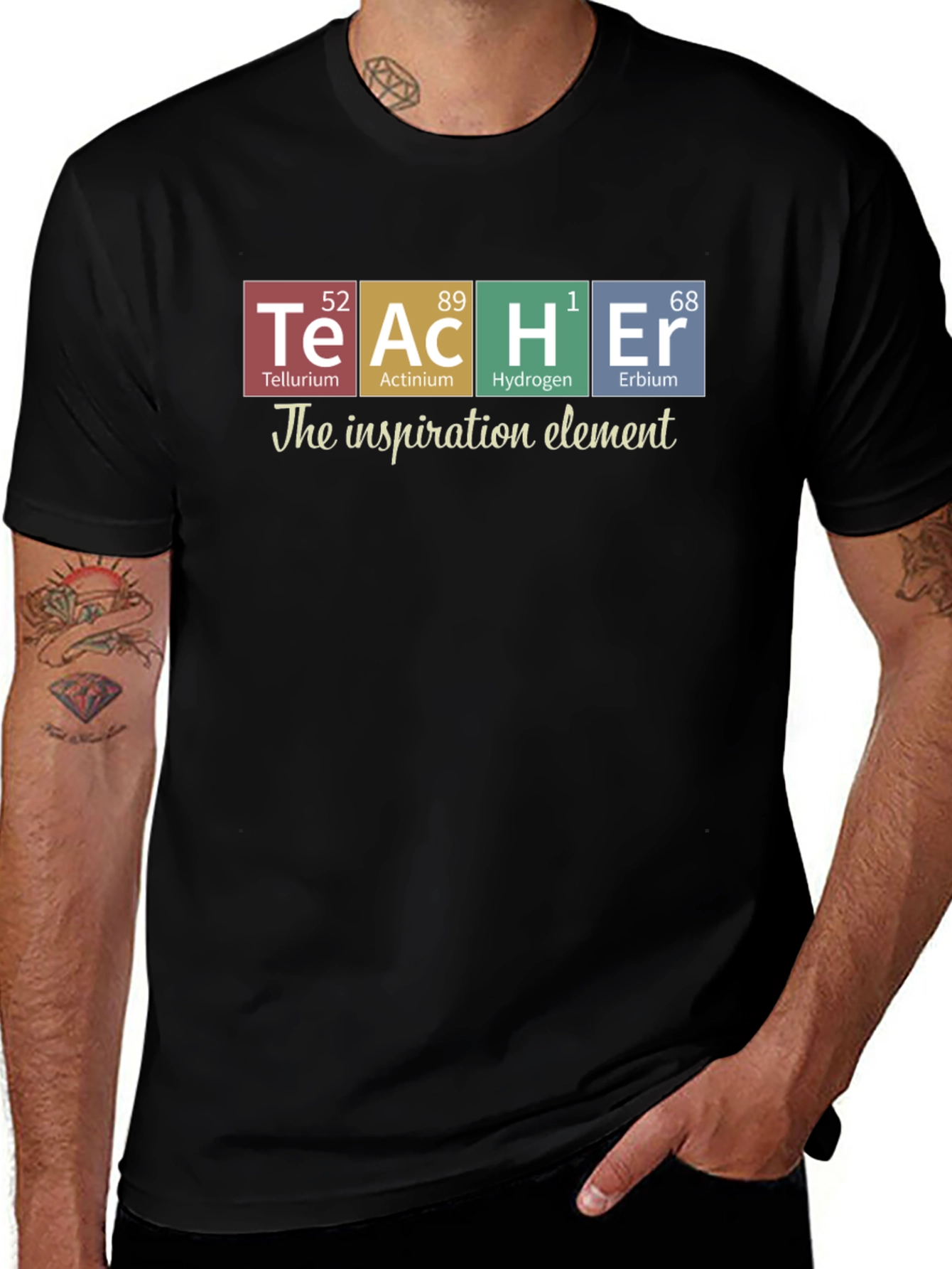 Teacher Periodic Table T-Shirt: Inspiration Element