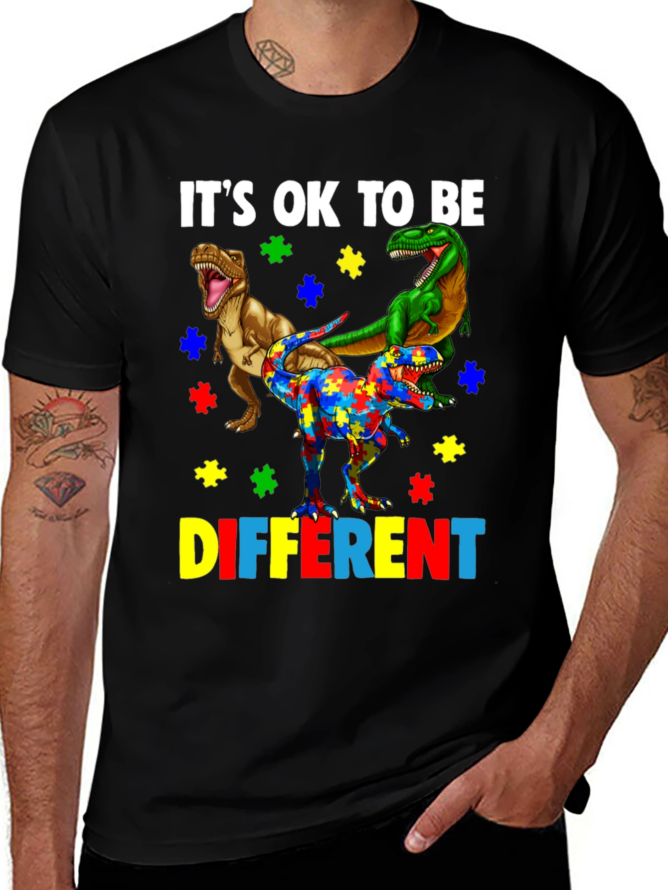 Its Ok To Be Different Autism T-Shirt