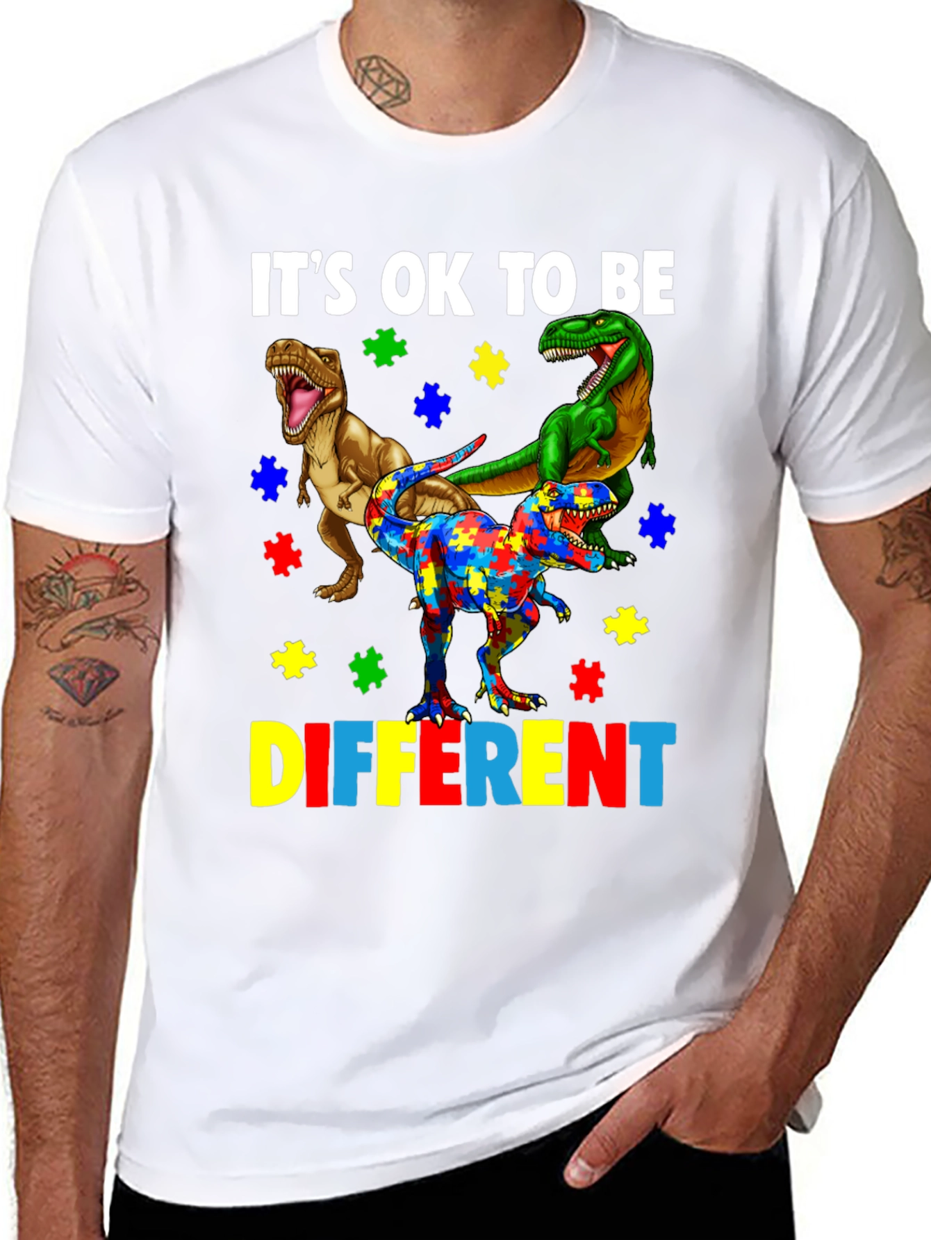 Its Ok To Be Different Autism T-Shirt