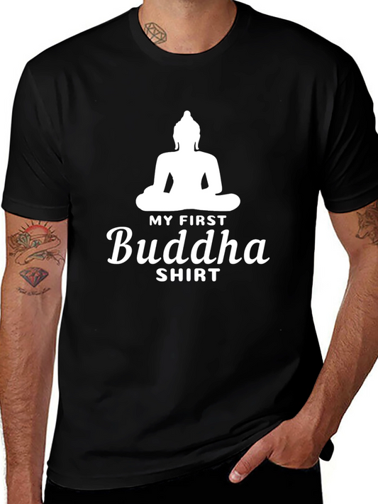My First Buddha Shirt - Black Cotton Tee