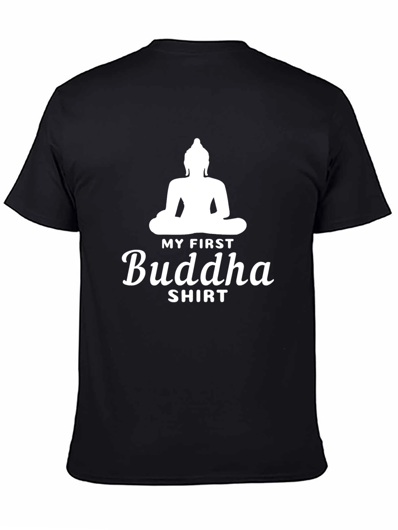 My First Buddha Shirt - Black Cotton Tee