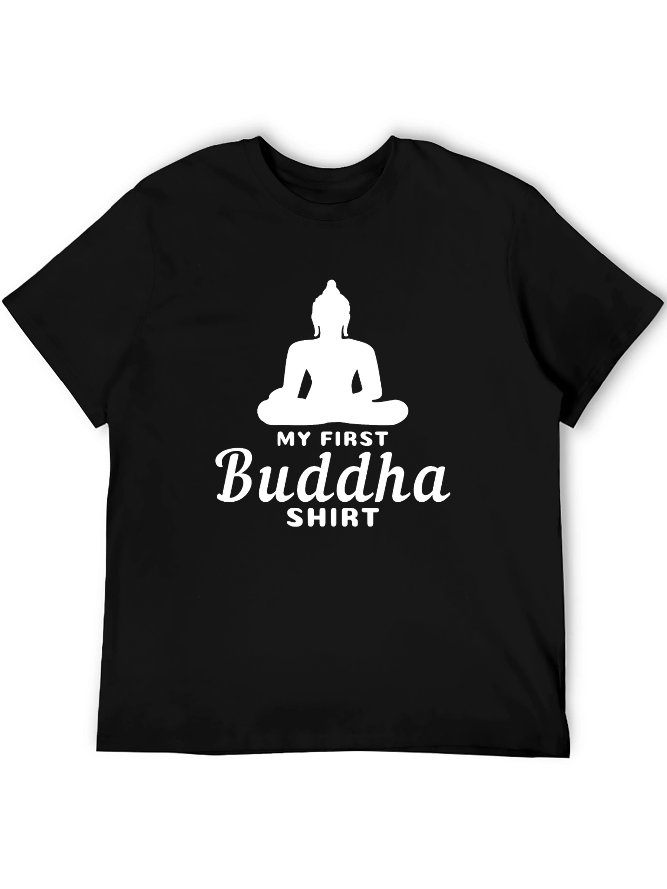 My First Buddha Shirt - Black Cotton Tee