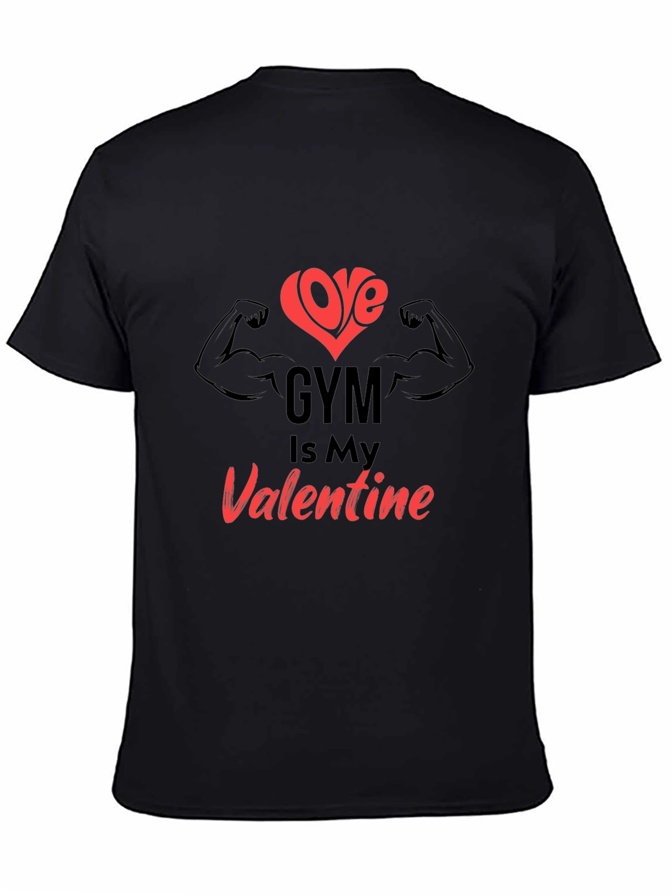 Gym Valentine Graphic Tee - Fitness Lover Gift