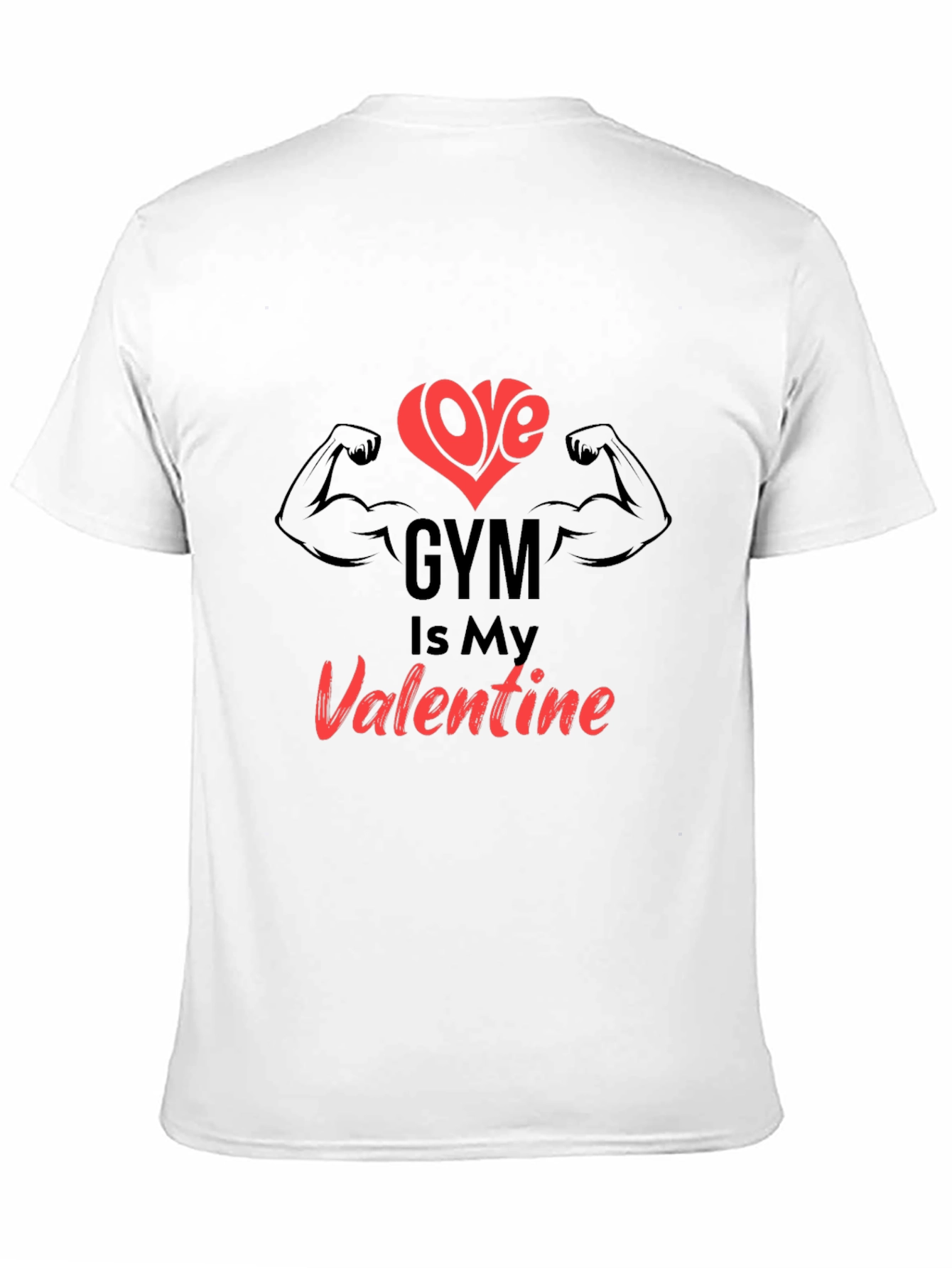 Gym Valentine Graphic Tee - Fitness Lover Gift