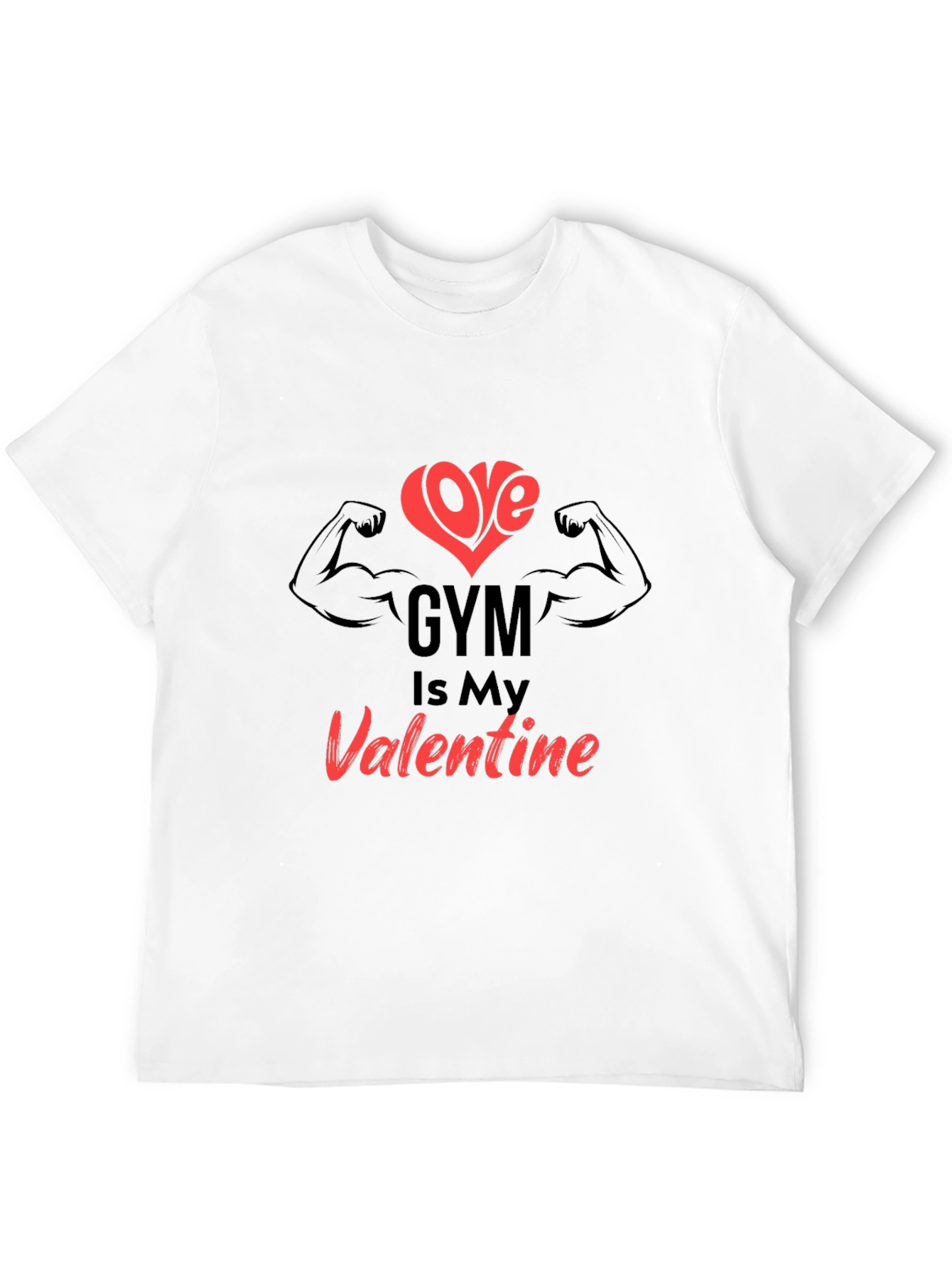 Gym Valentine Graphic Tee - Fitness Lover Gift