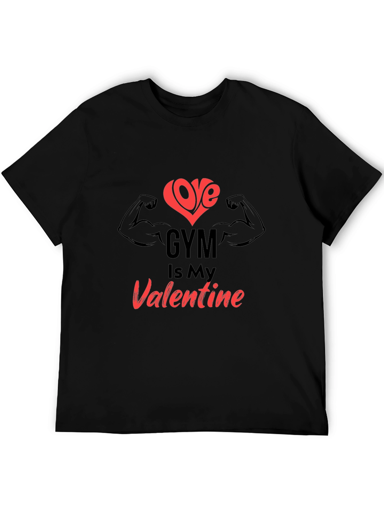 Gym Valentine Graphic Tee - Fitness Lover Gift