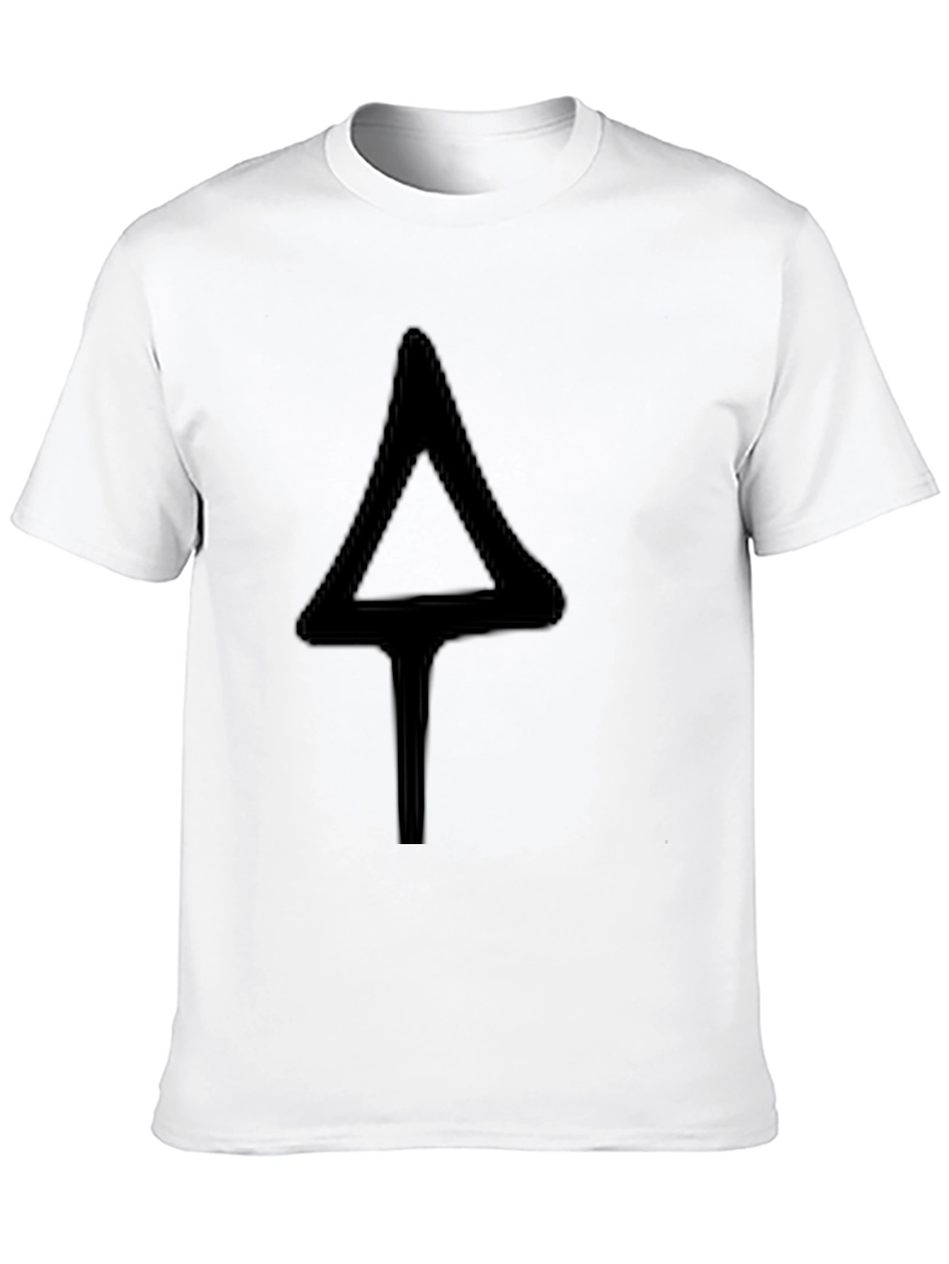 Black T-Shirt with Unique Arrow Design