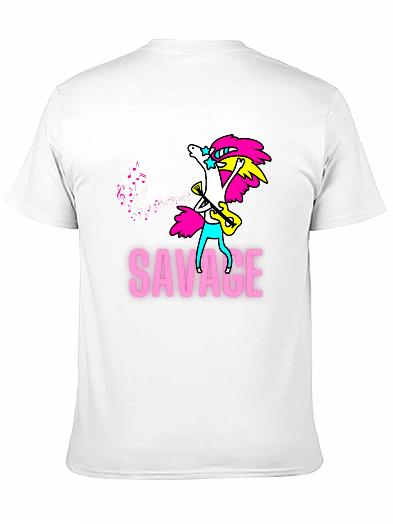 Savage Unicorn Guitar T-Shirt