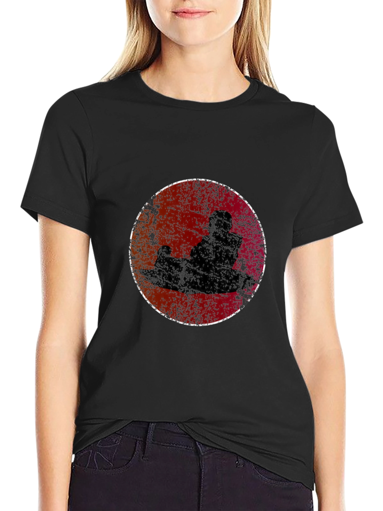 Retro Kart Racing T-Shirt - Black Graphic Tee