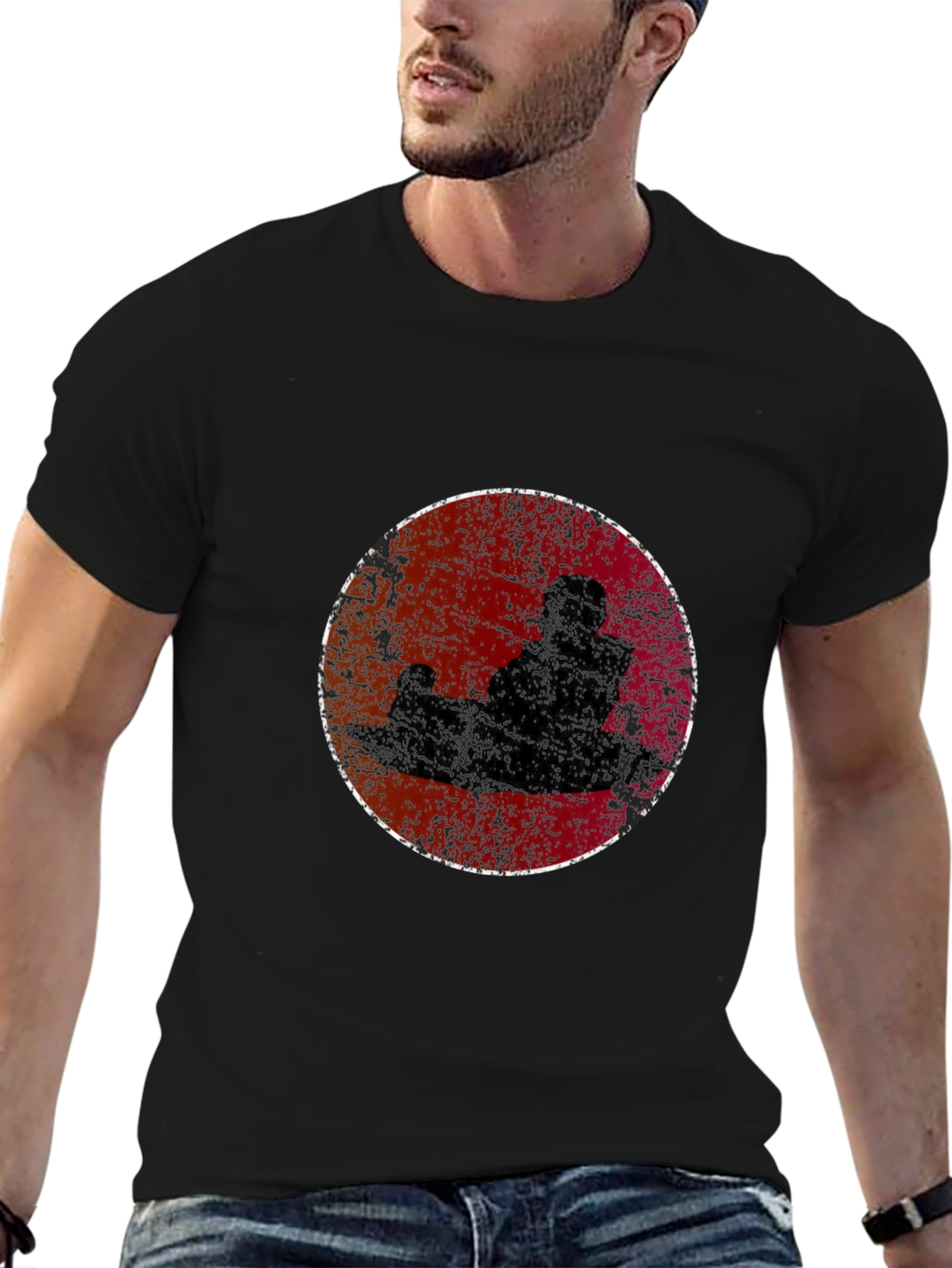 Retro Kart Racing T-Shirt - Black Graphic Tee