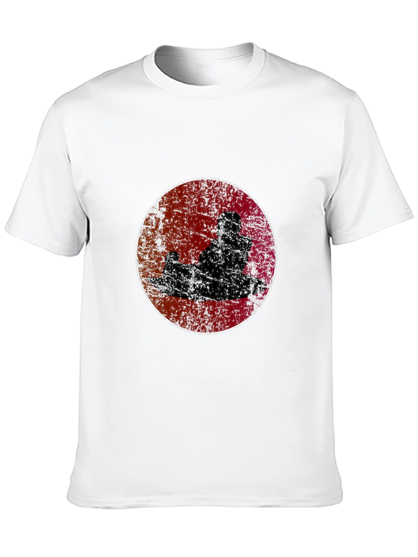 Retro Kart Racing T-Shirt - Black Graphic Tee
