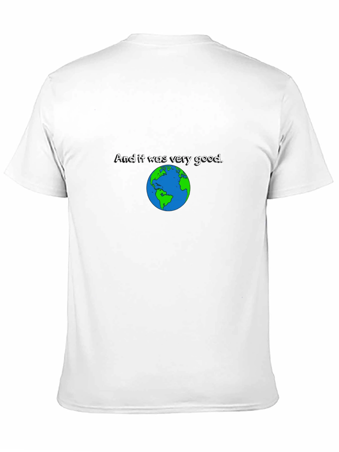 Earth Was Very Good Black T-Shirt