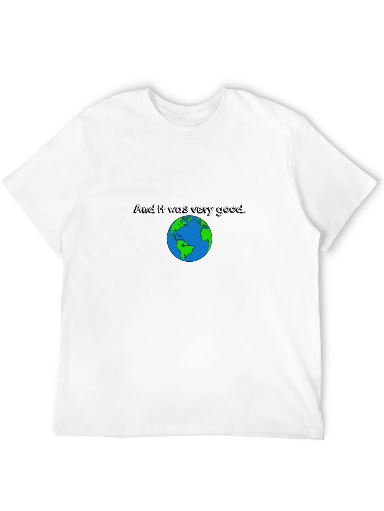 Earth Was Very Good Black T-Shirt