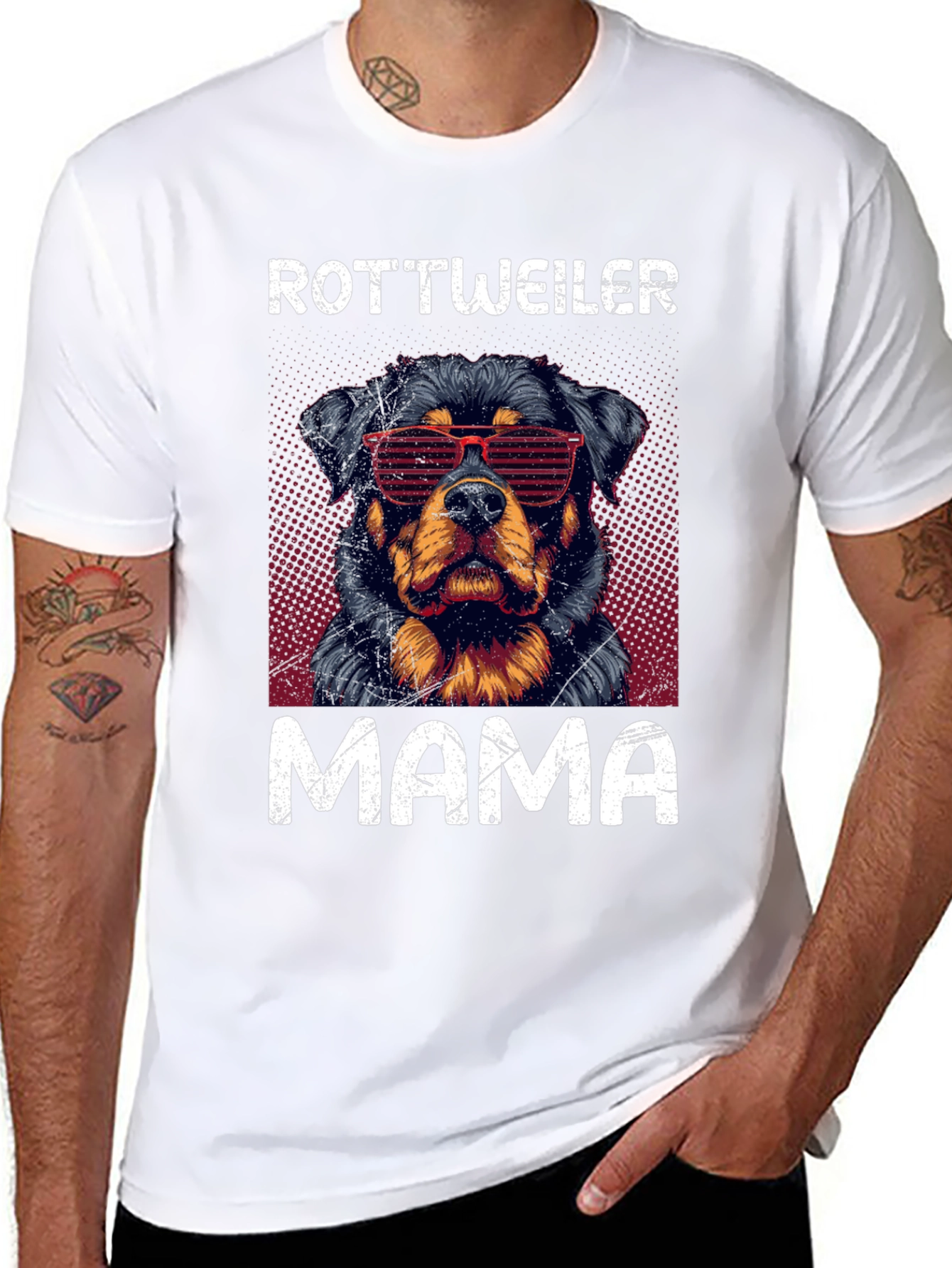 Rottweiler Mama T-Shirt - Dog Mom Tee