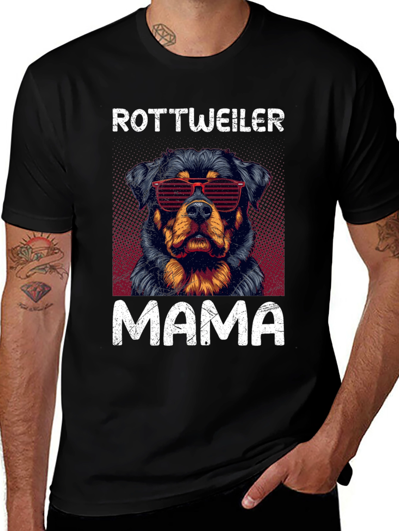 Rottweiler Mama T-Shirt - Dog Mom Tee