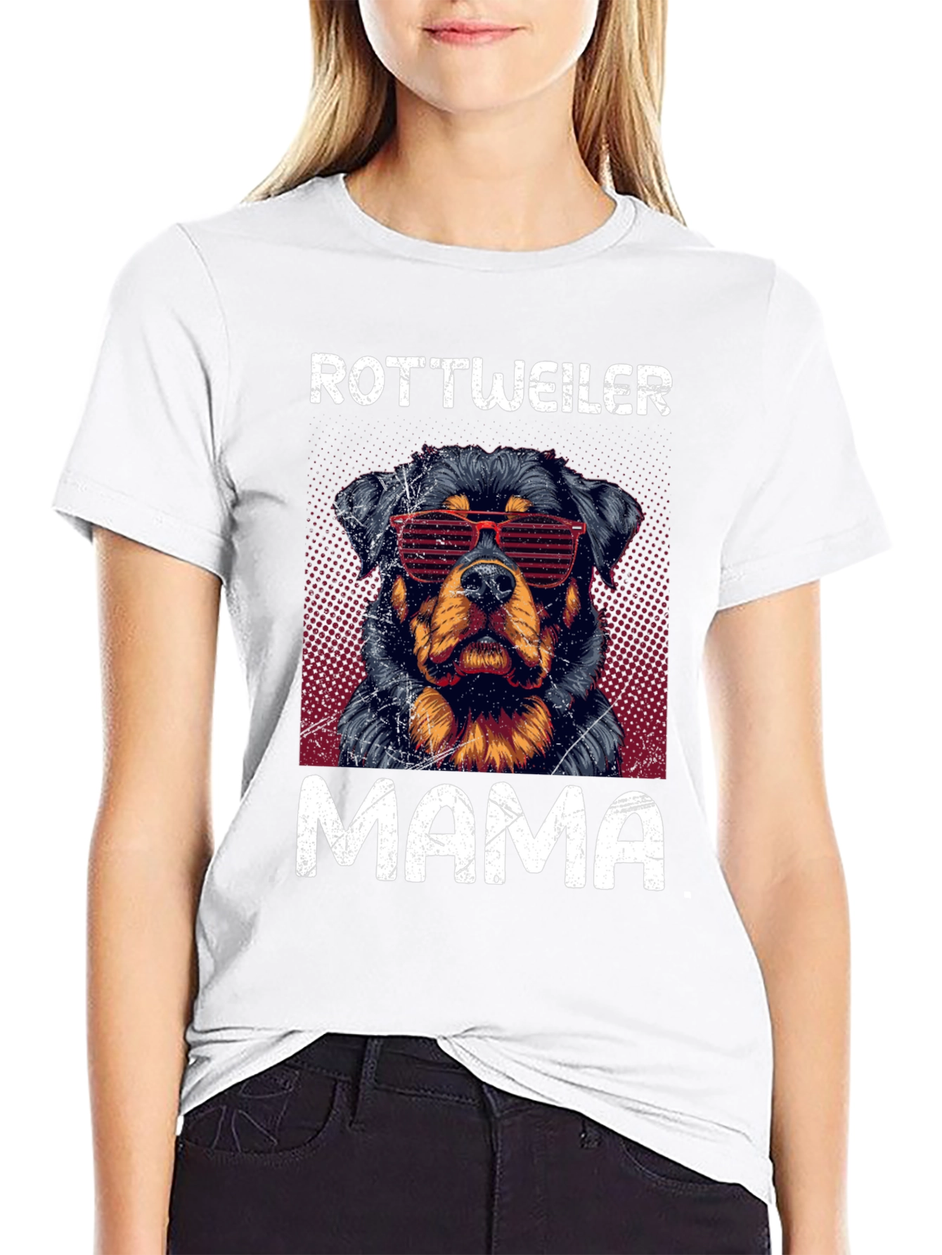 Rottweiler Mama T-Shirt - Dog Mom Tee