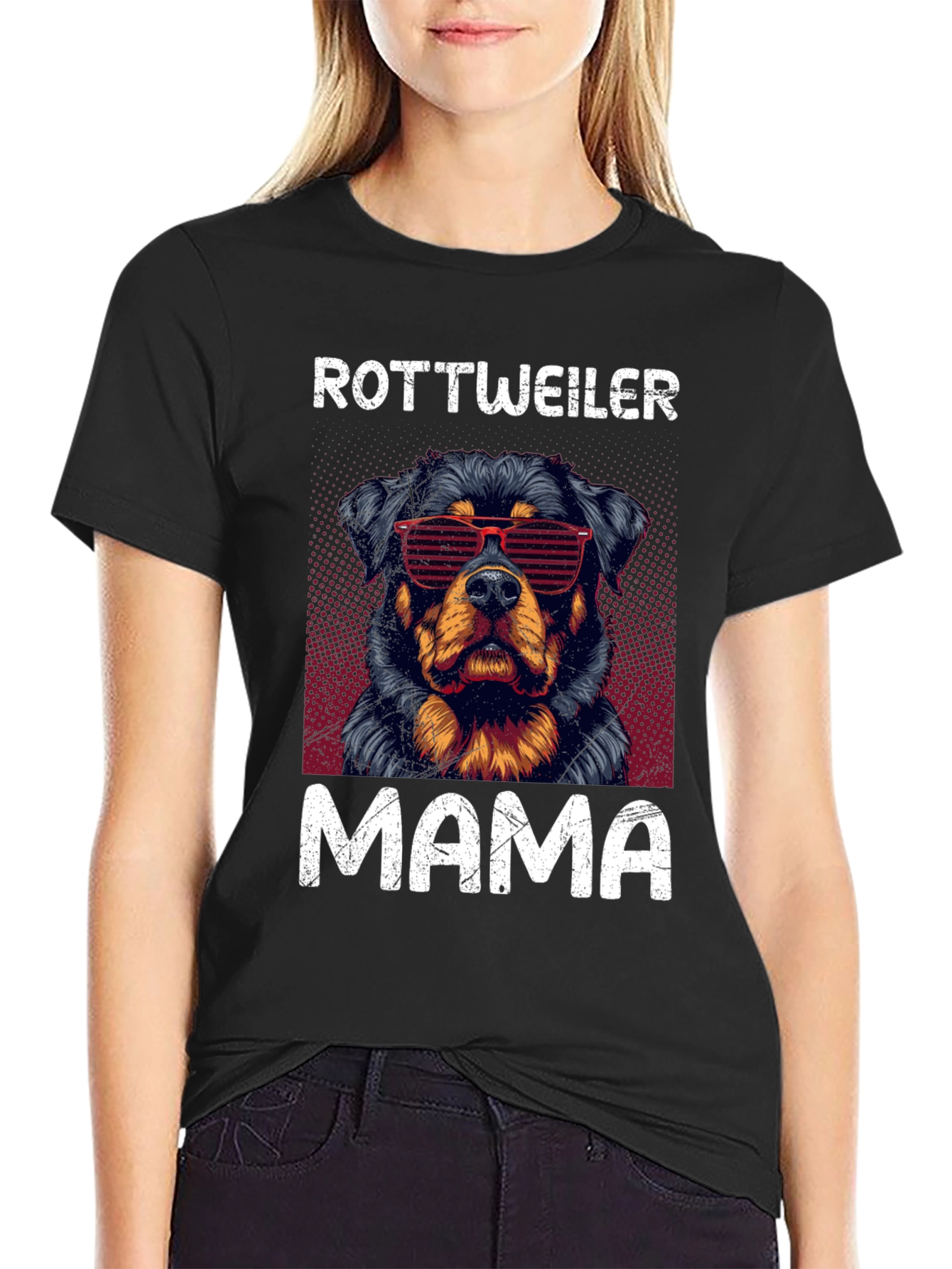 Rottweiler Mama T-Shirt - Dog Mom Tee
