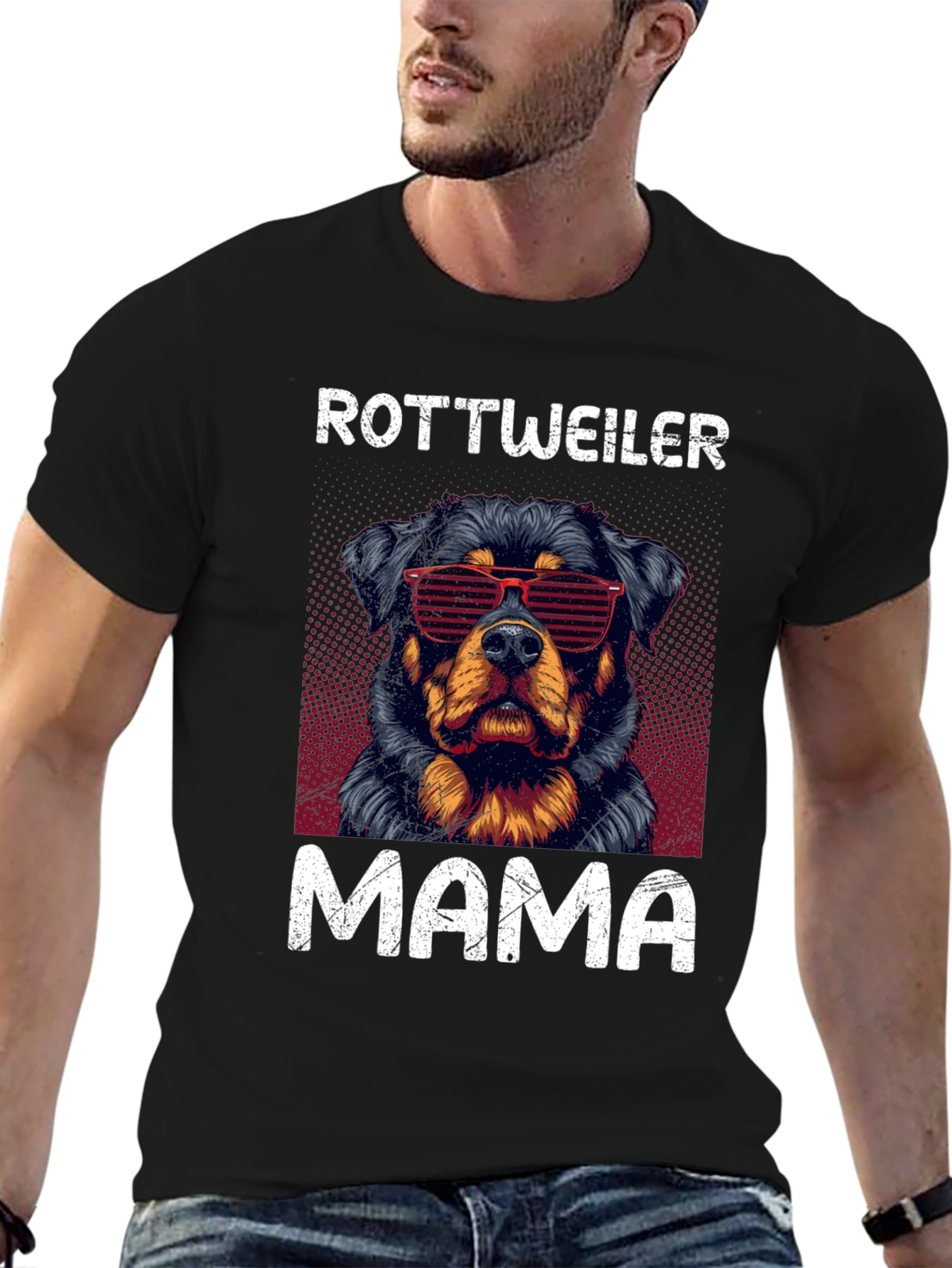 Rottweiler Mama T-Shirt - Dog Mom Tee