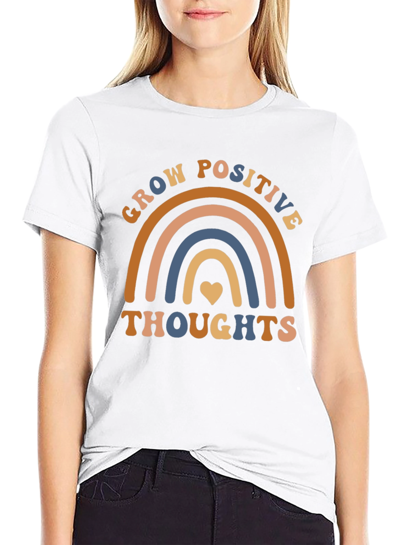 Grow Positive Thoughts Graphic Tee