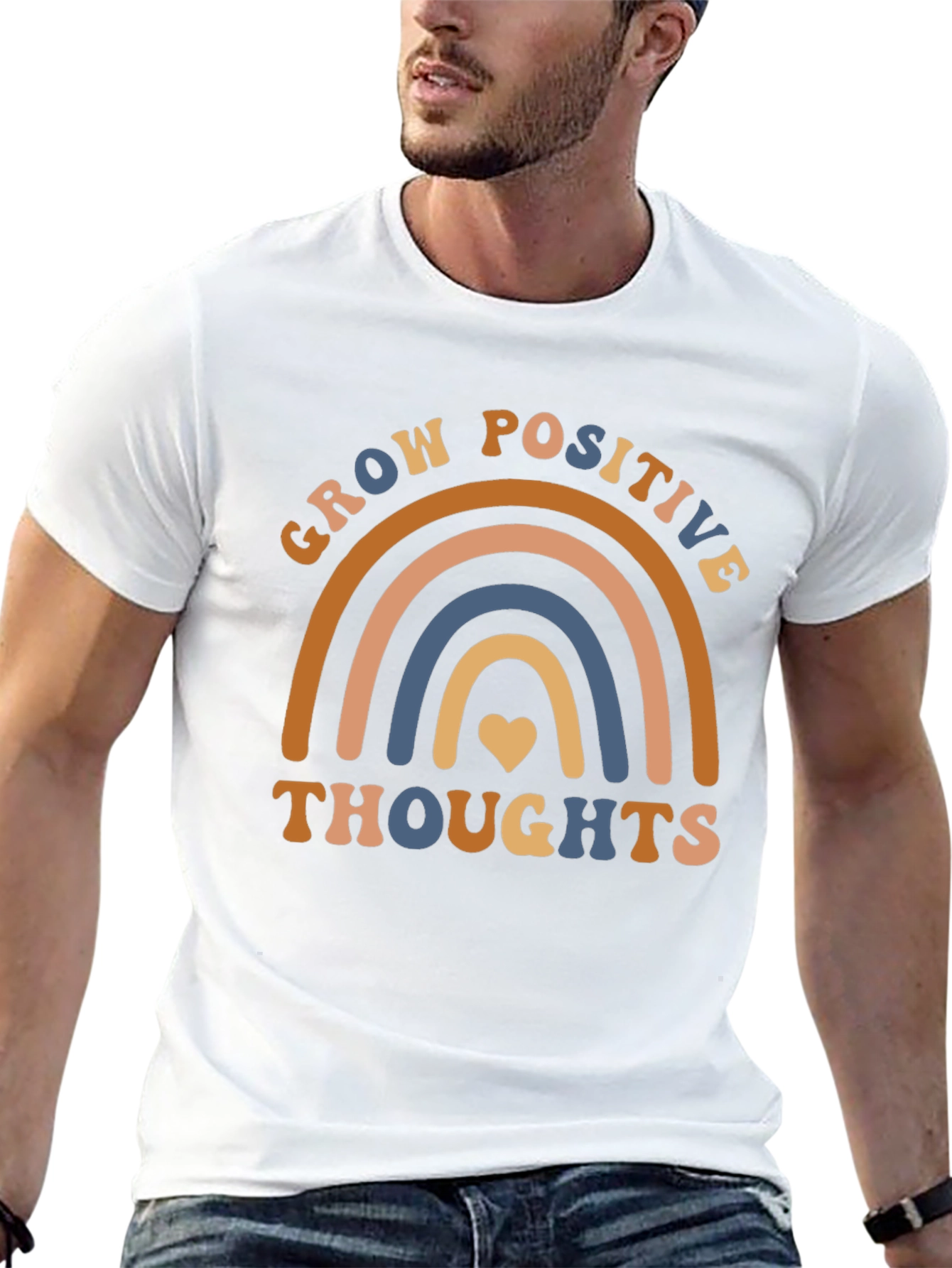 Grow Positive Thoughts Graphic Tee