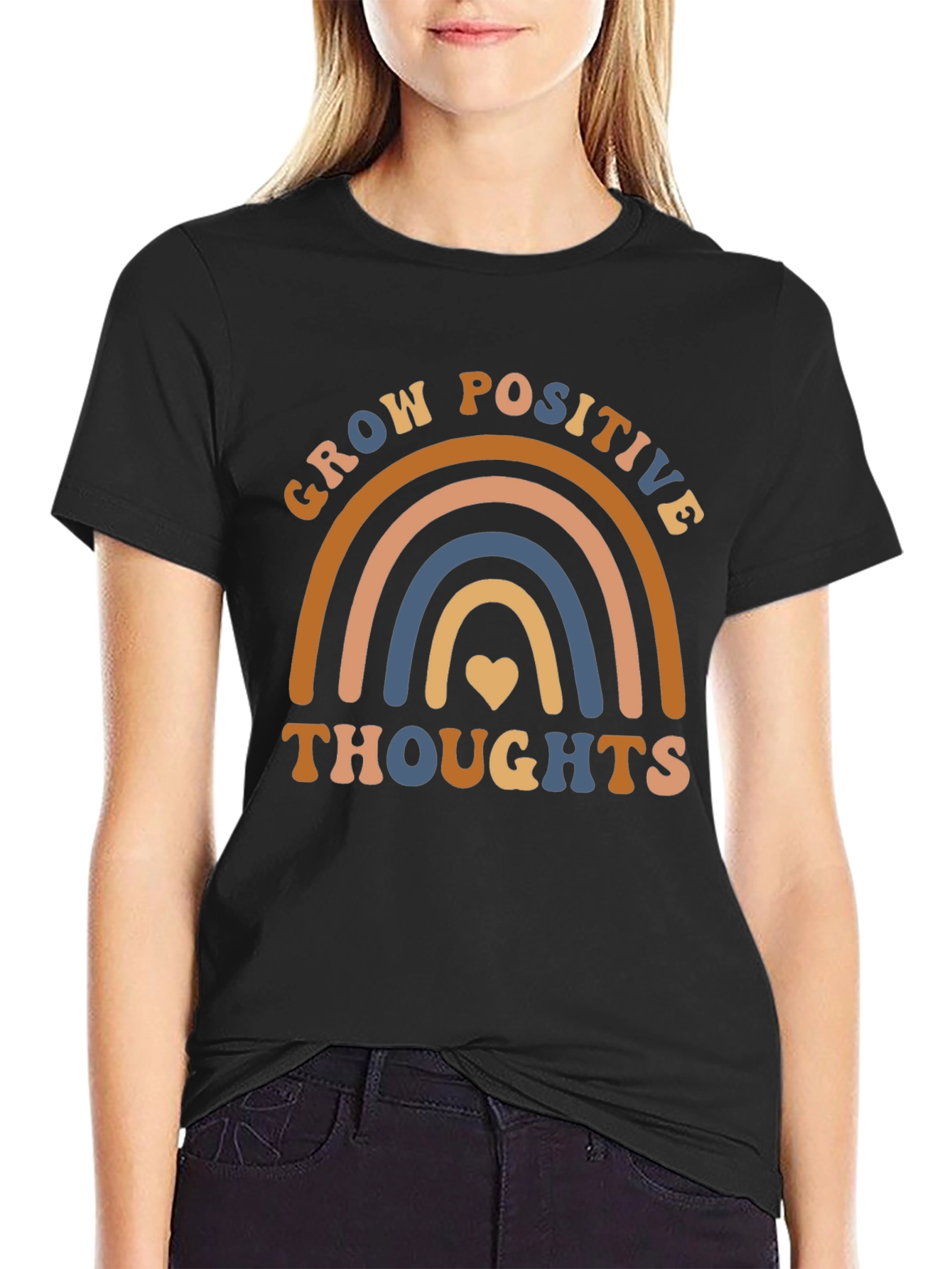 Grow Positive Thoughts Graphic Tee