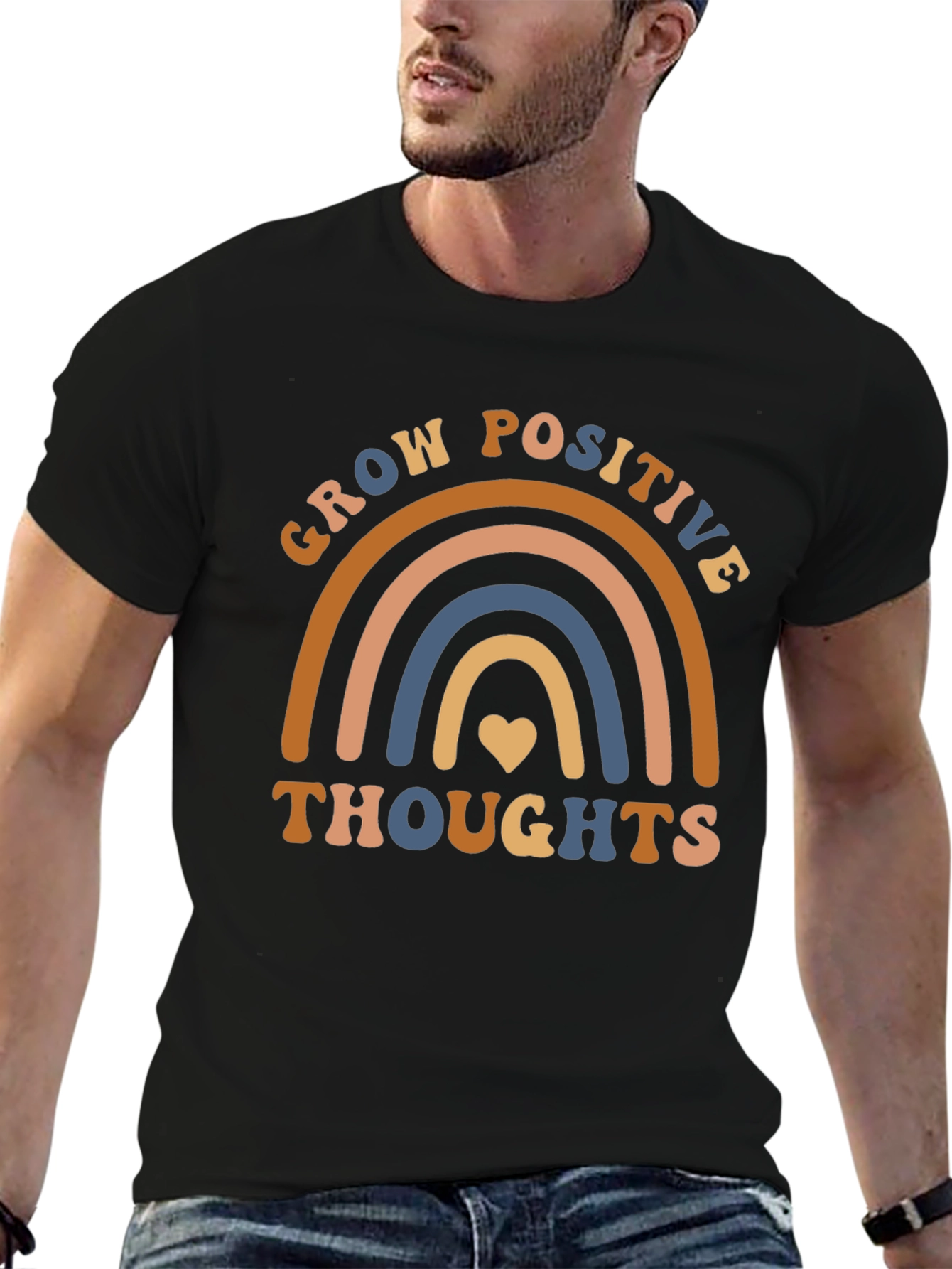 Grow Positive Thoughts Graphic Tee