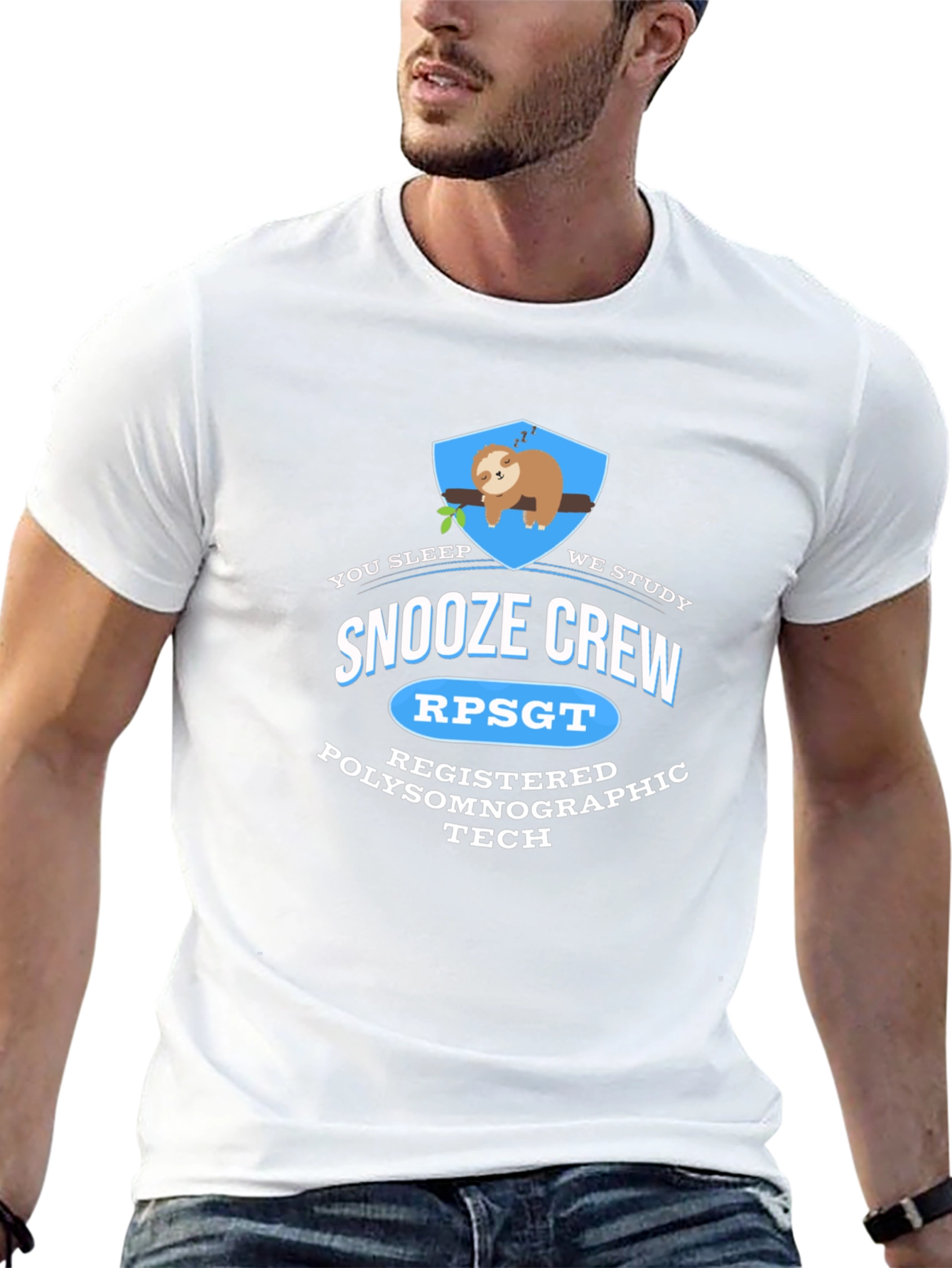 Snooze Crew RPSGT Polysomnographic Tech T-Shirt