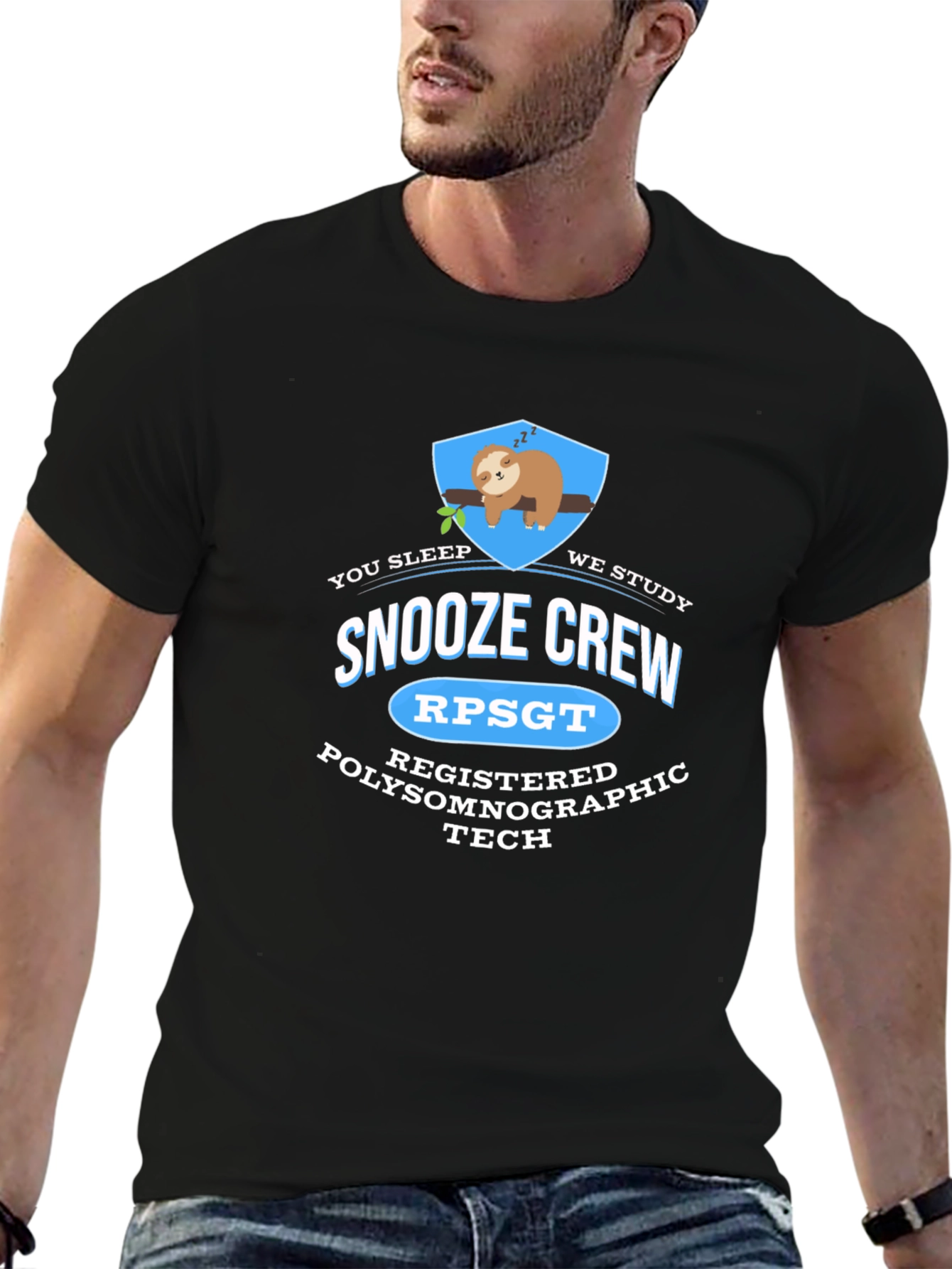 Snooze Crew RPSGT Polysomnographic Tech T-Shirt