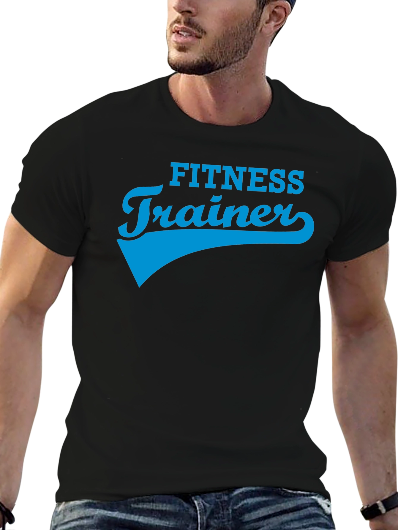 Fitness Trainer Graphic T-Shirt - Gym Workout Apparel