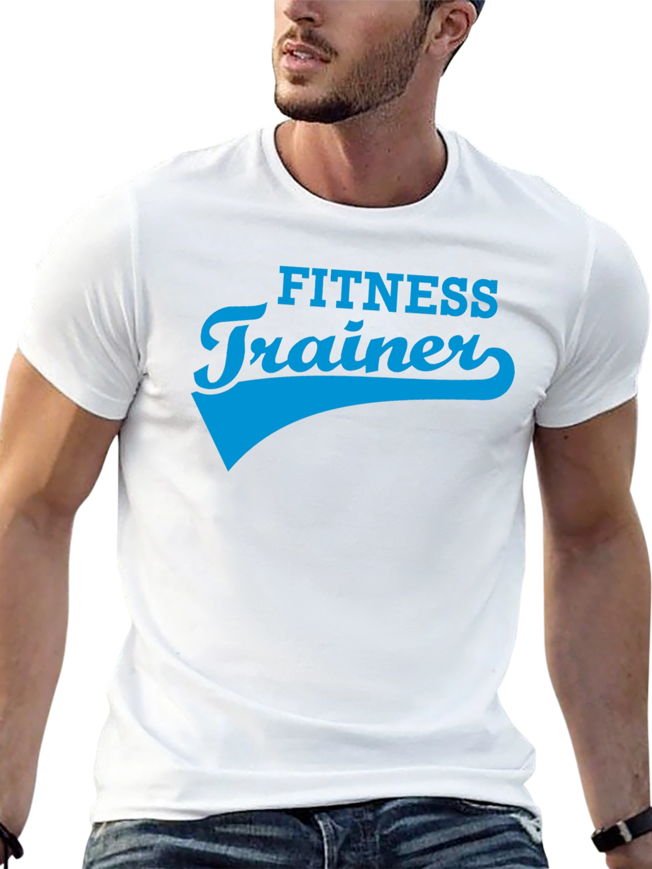Fitness Trainer Graphic T-Shirt - Gym Workout Apparel