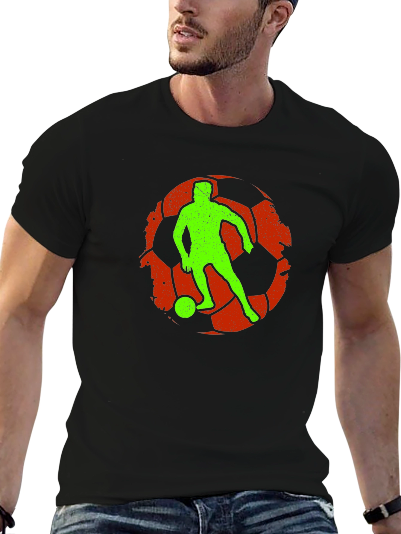 Soccer Player Graphic Tee