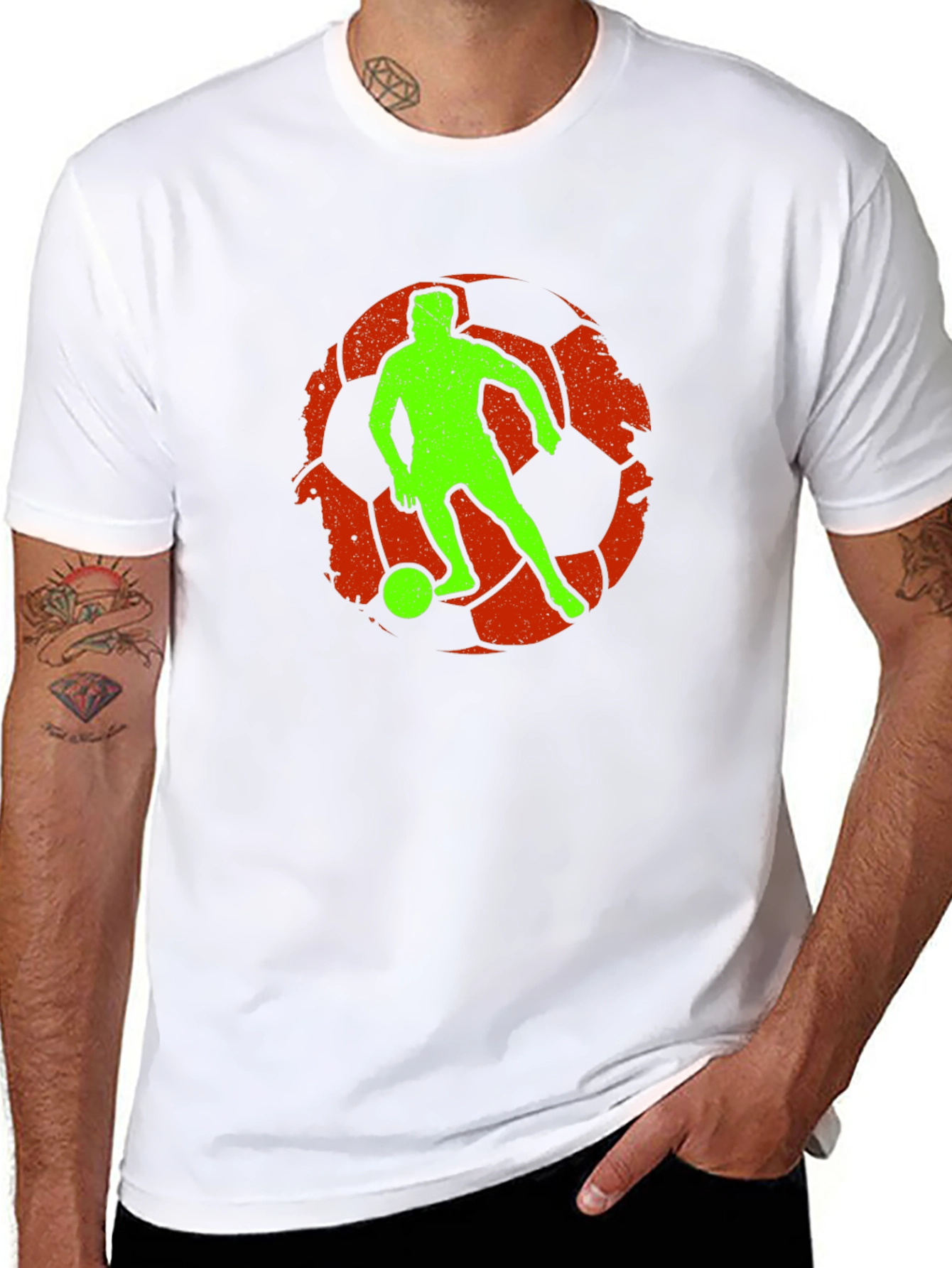 Soccer Player Graphic Tee
