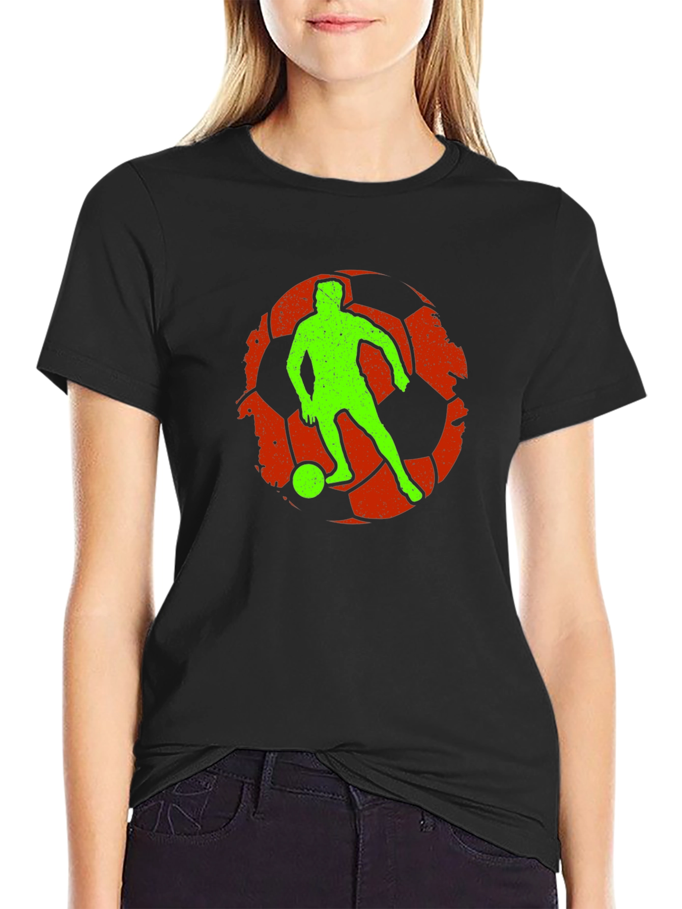 Soccer Player Graphic Tee